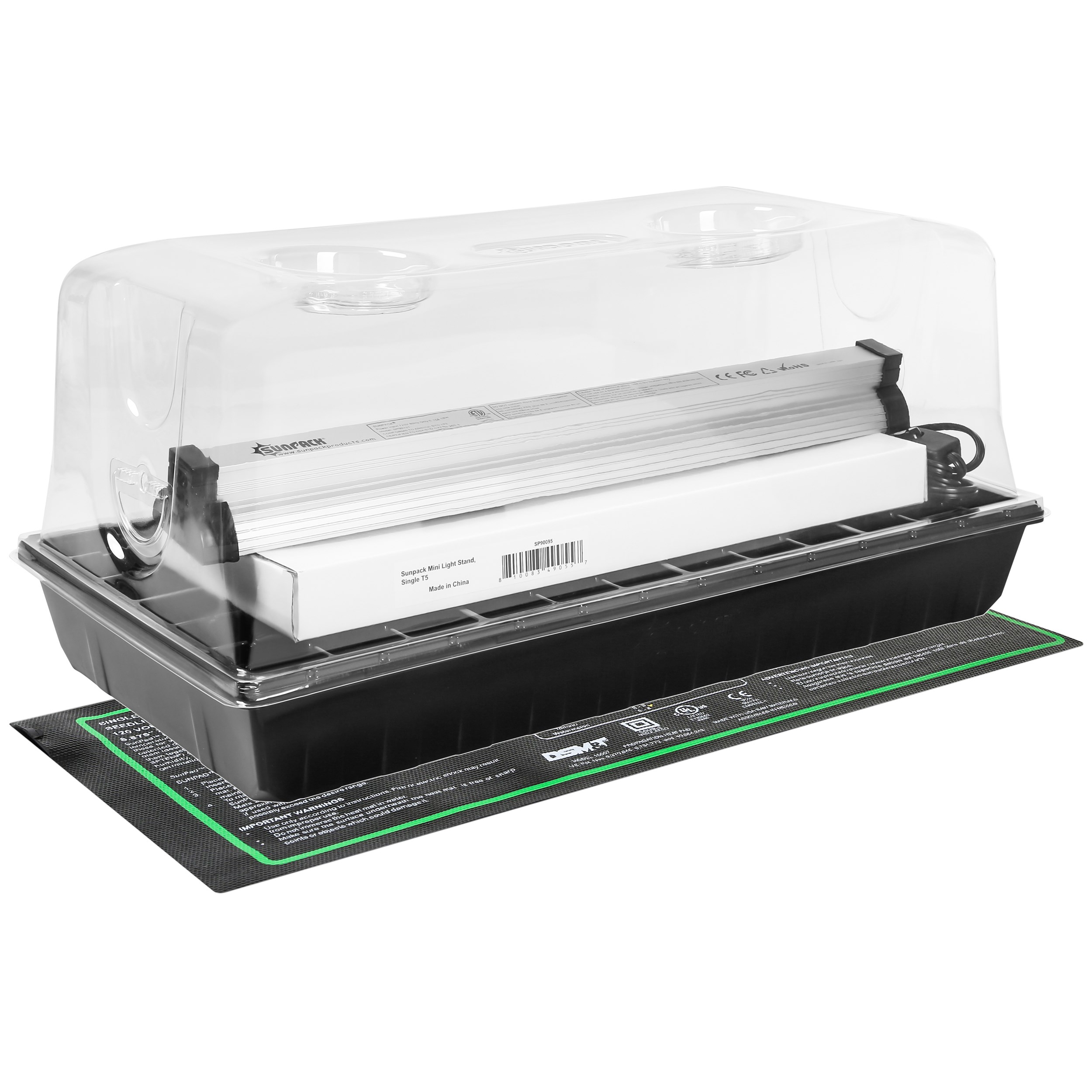 SunDome LED Mini Greenhouse Kit — priced per each; minimum 6; multiples of 6