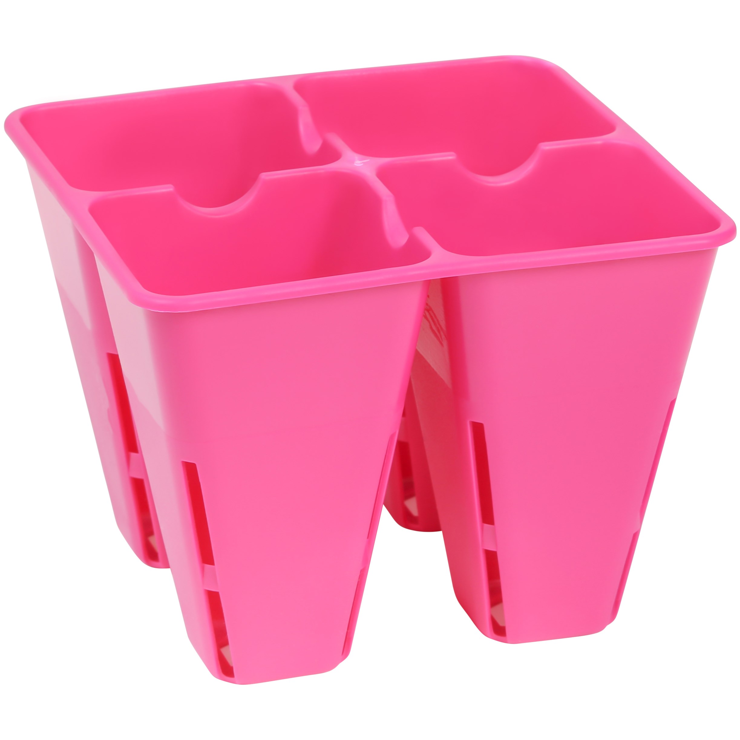 Sunpack 4 Cell Plug Tray Insert Magenta — priced per each; minimum 32; multiples of 32