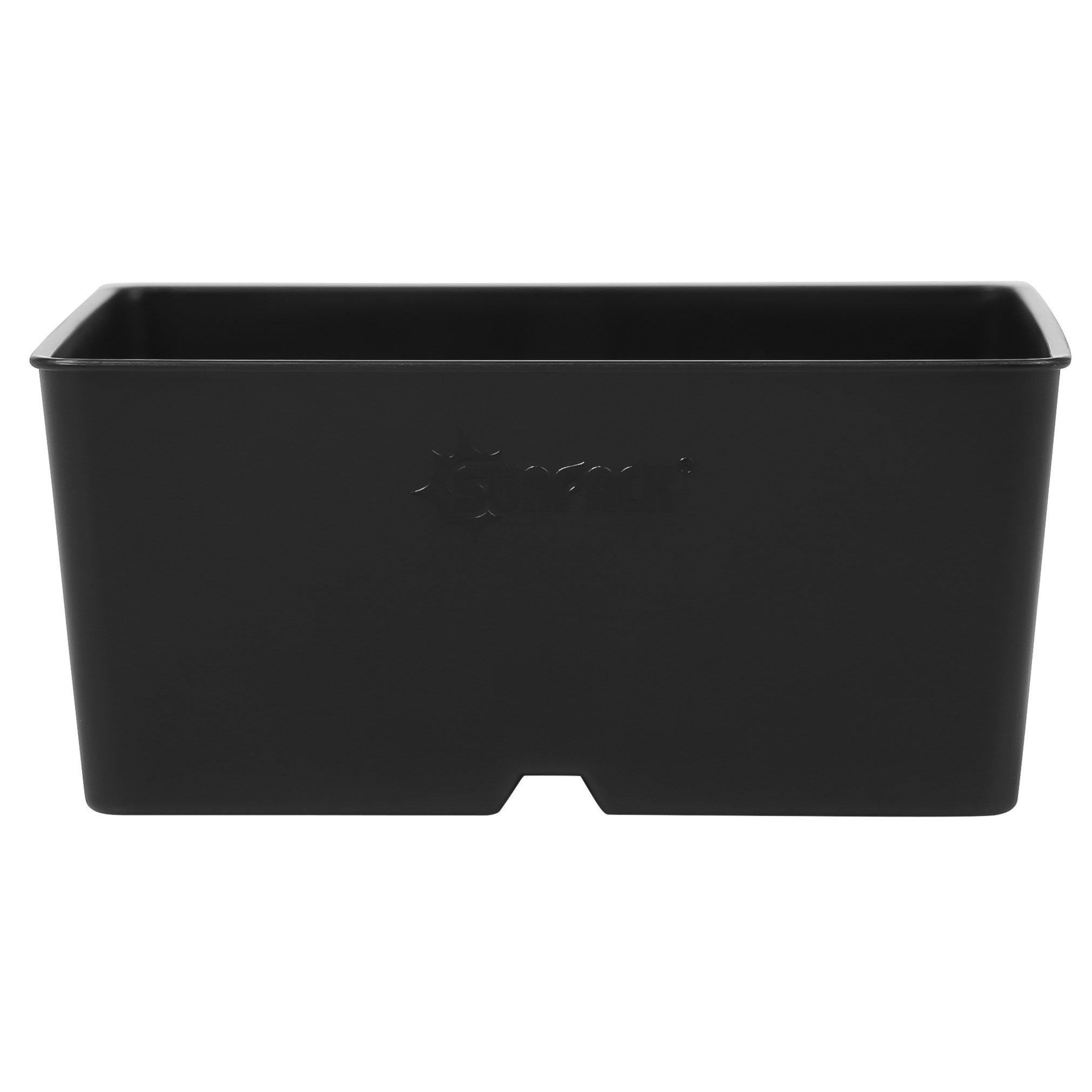 SunPack 5"x5" Heavy Duty Square Pot Black — priced per each; minimum 50; multiples of 50