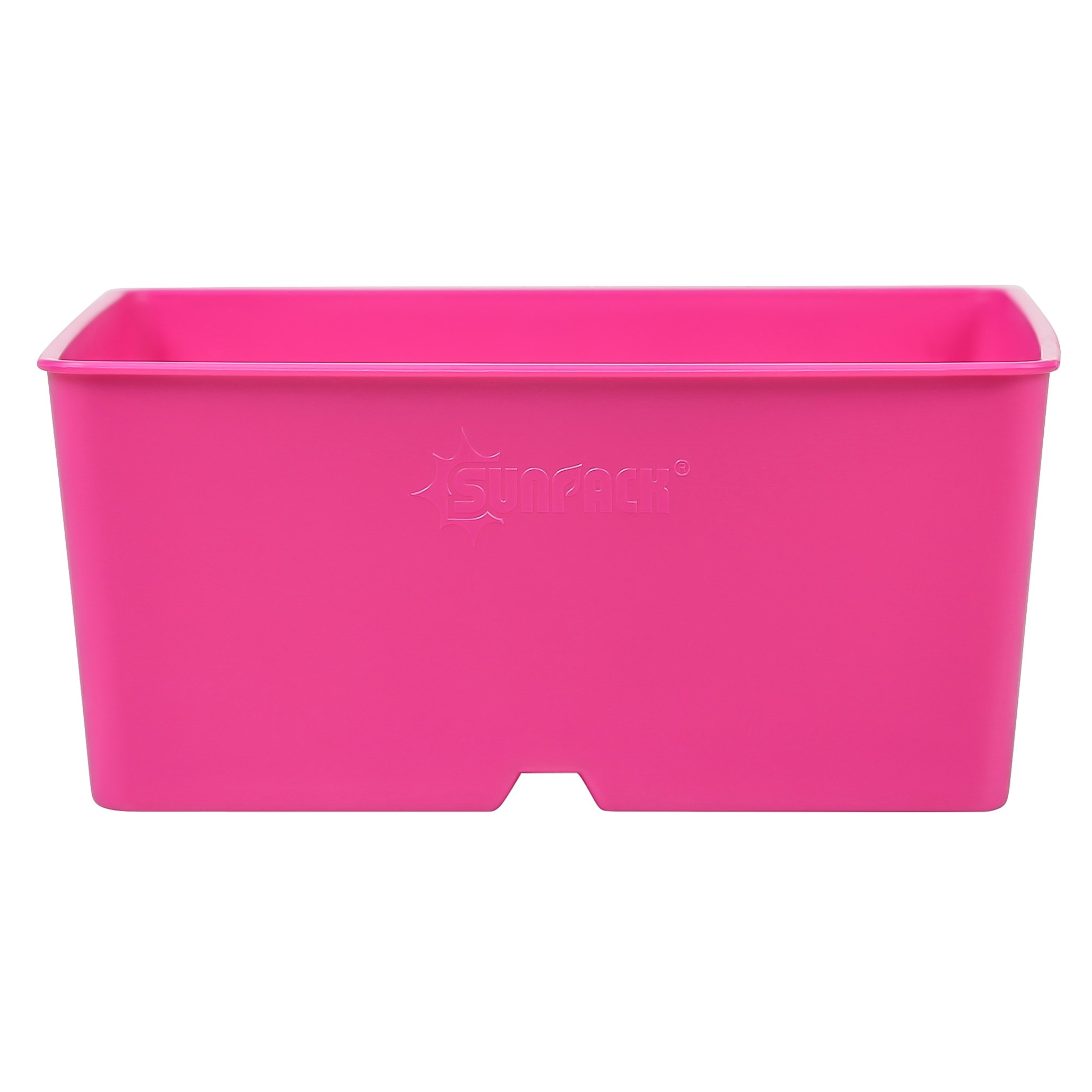 SunPack 5"x5" Heavy Duty Square Pot Magenta — priced per each; minimum 50; multiples of 50
