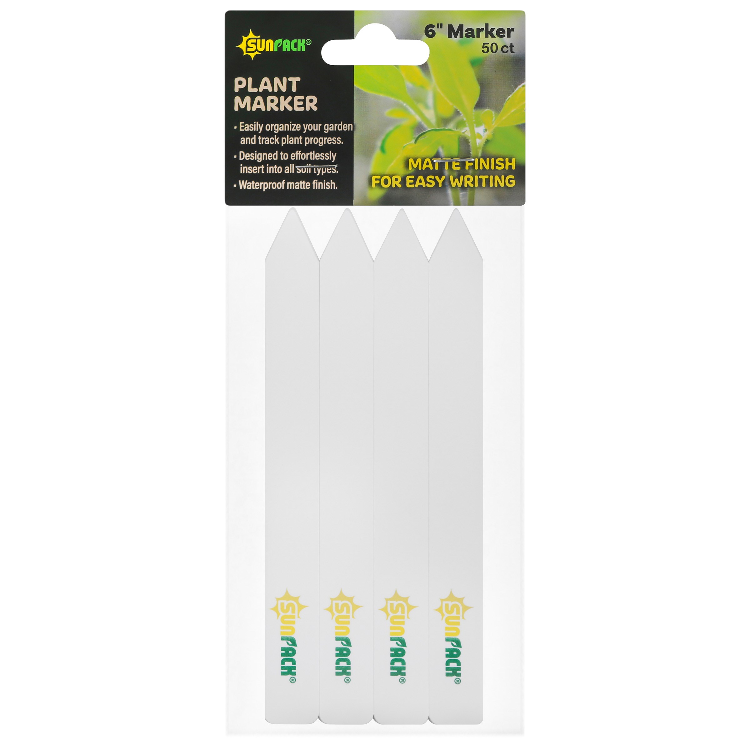 SunPack 50ct 6" Plant Marker
