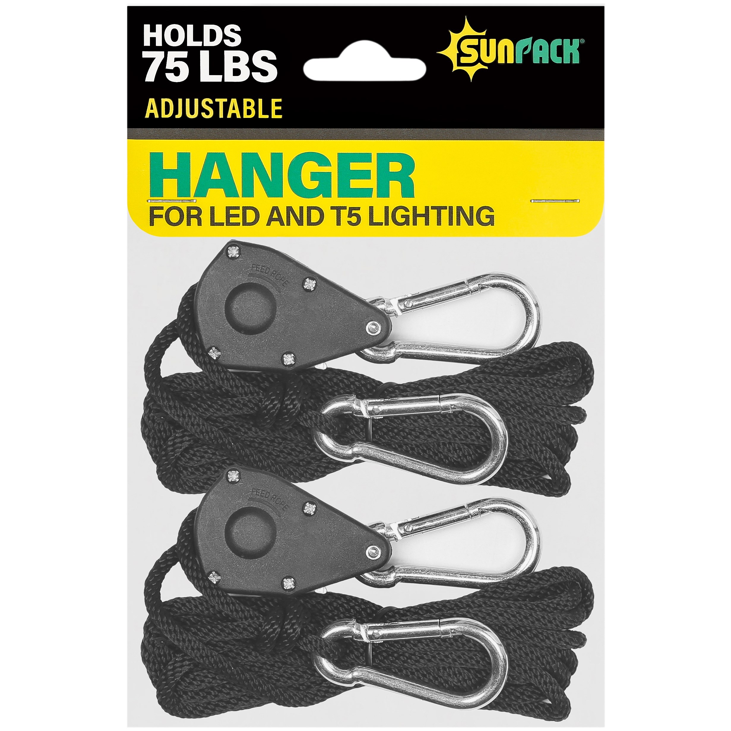SUNPACK Adjustable Grow Light Hanger — priced per each; minimum 20; multiples of 20
