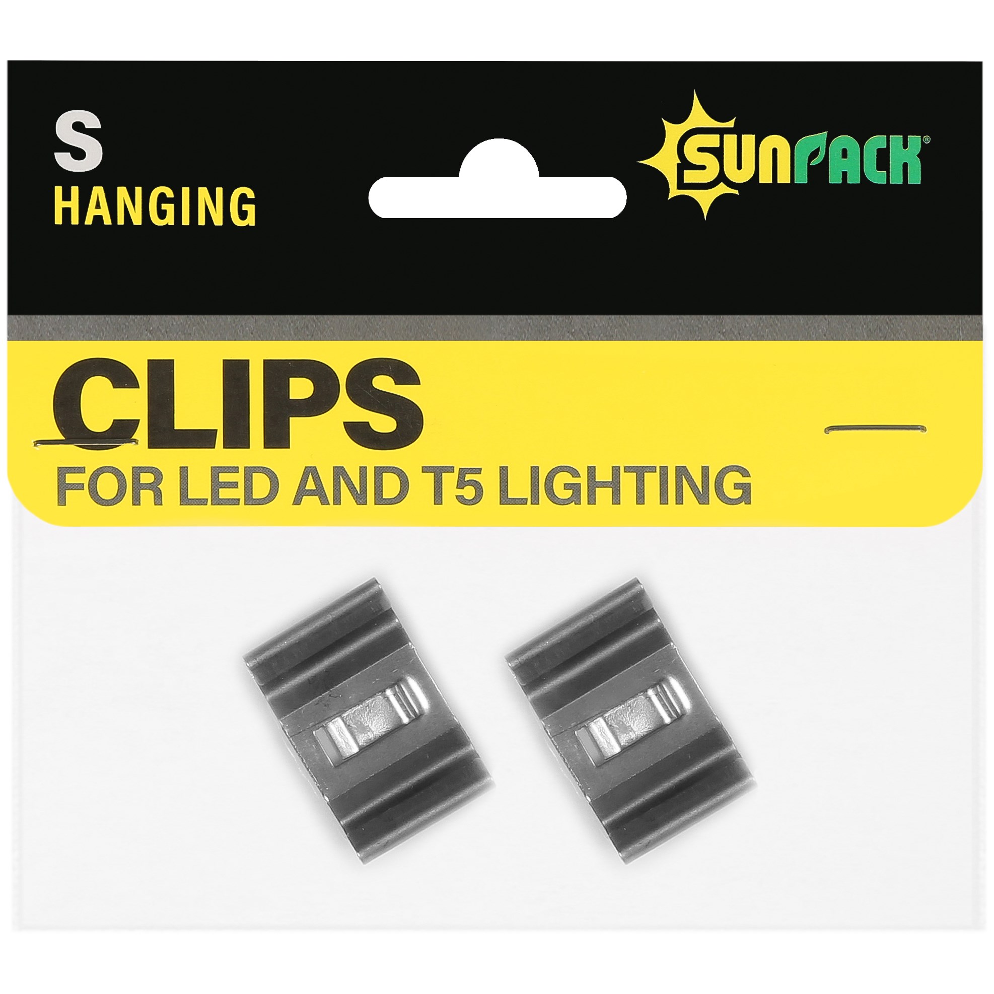 SunPack S Hanging Clip LED & T5Ho — priced per each; minimum 12; multiples of 12
