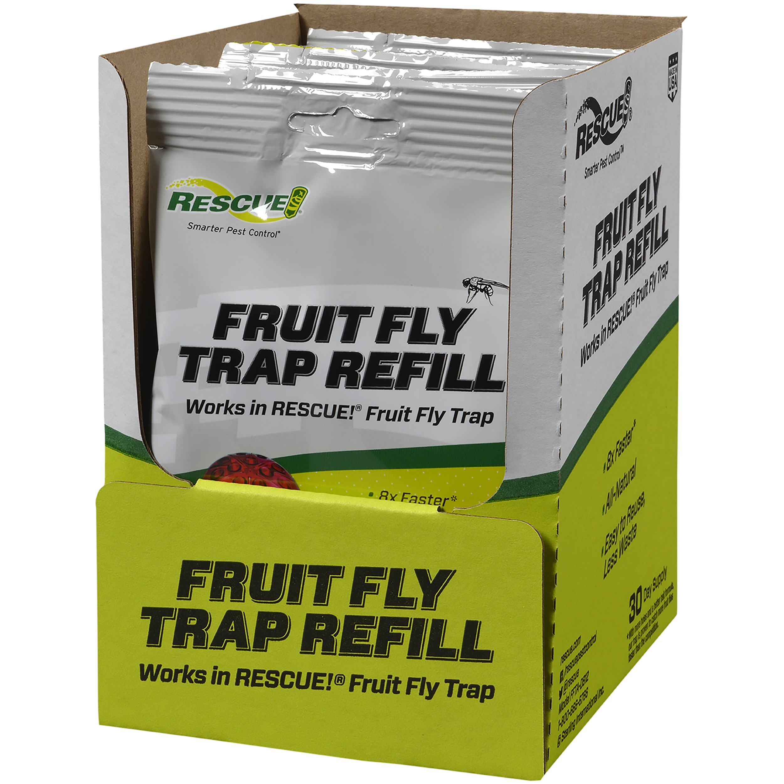 Rescue Fruit Fly Trap Attractant — priced per each; minimum 12; multiples of 12