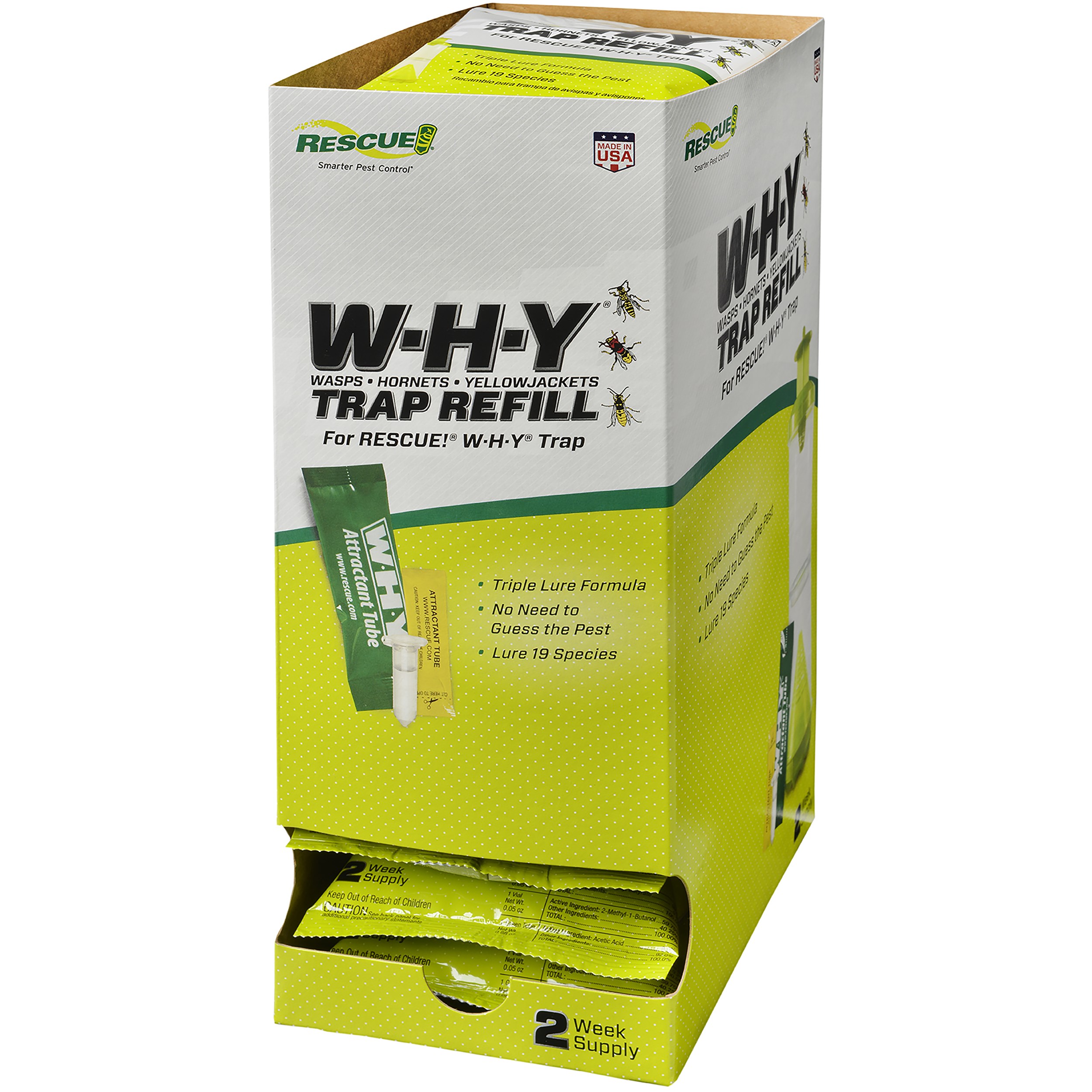 Rescue WHY Trap Attractant Refill Kit — priced per each; minimum 16; multiples of 16