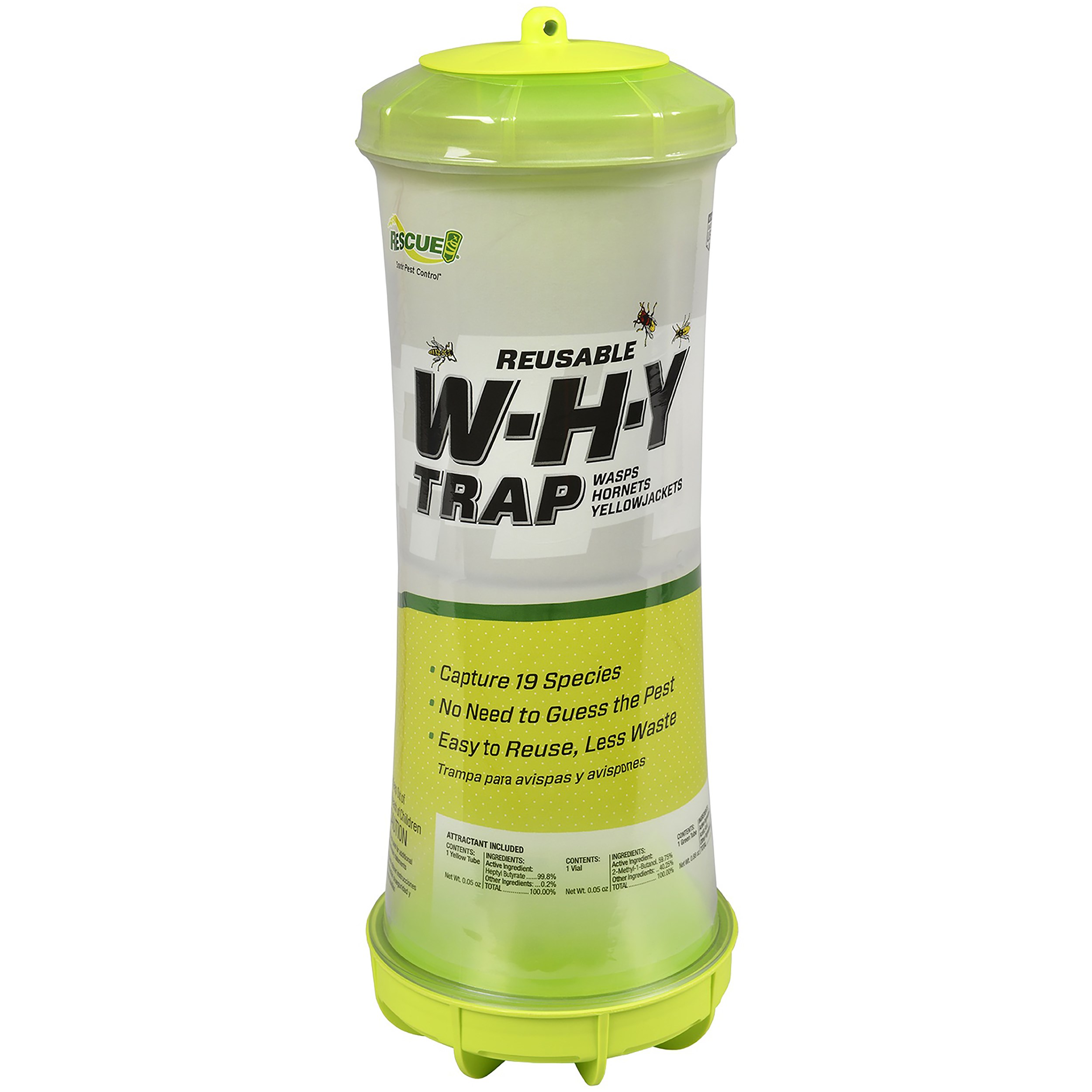 Rescue WHY Trap Reusable Trap - Wasp, Hornet, Yellowjacket — priced per each; minimum 4; multiples of 4