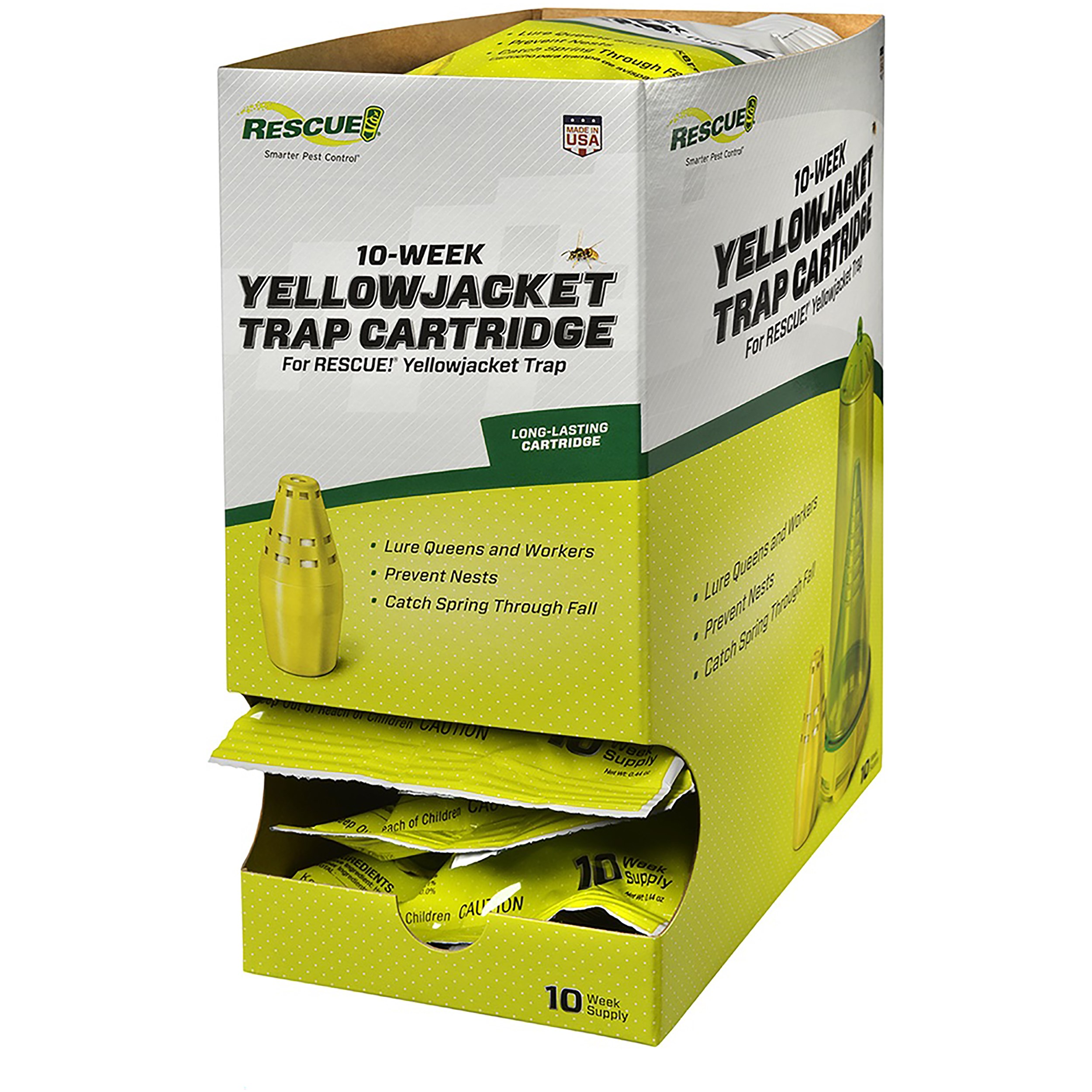 Rescue Yellowjacket 10 Week Attractant Cartridge — priced per each; minimum 9; multiples of 9