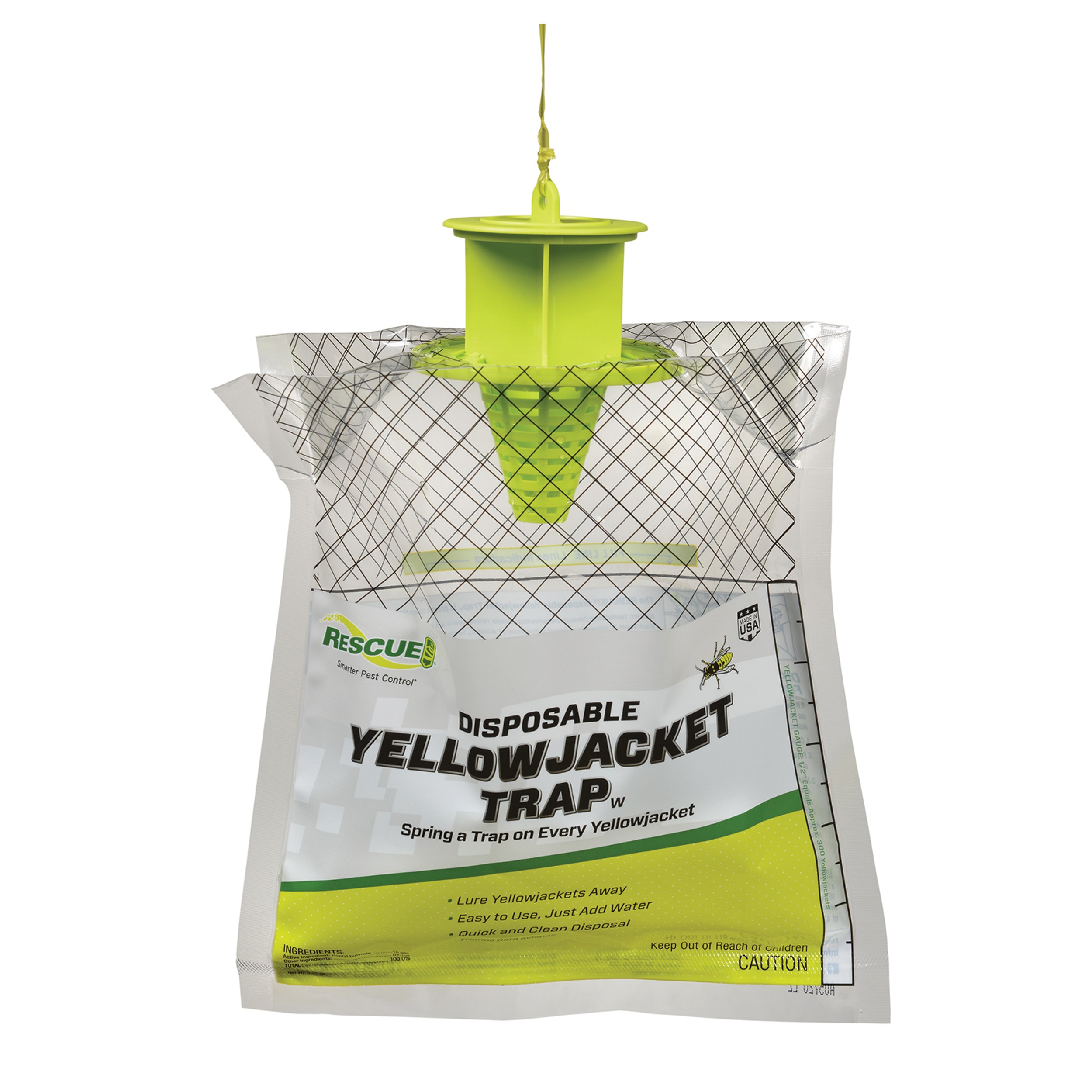 Rescue Disposable Yellowjacket Trap Gravity Feed West — priced per each; minimum 12; multiples of 12