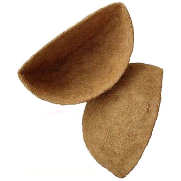 Gardener Select 18" Wall Basket Coco Liner — priced per each; minimum 5; multiples of 5