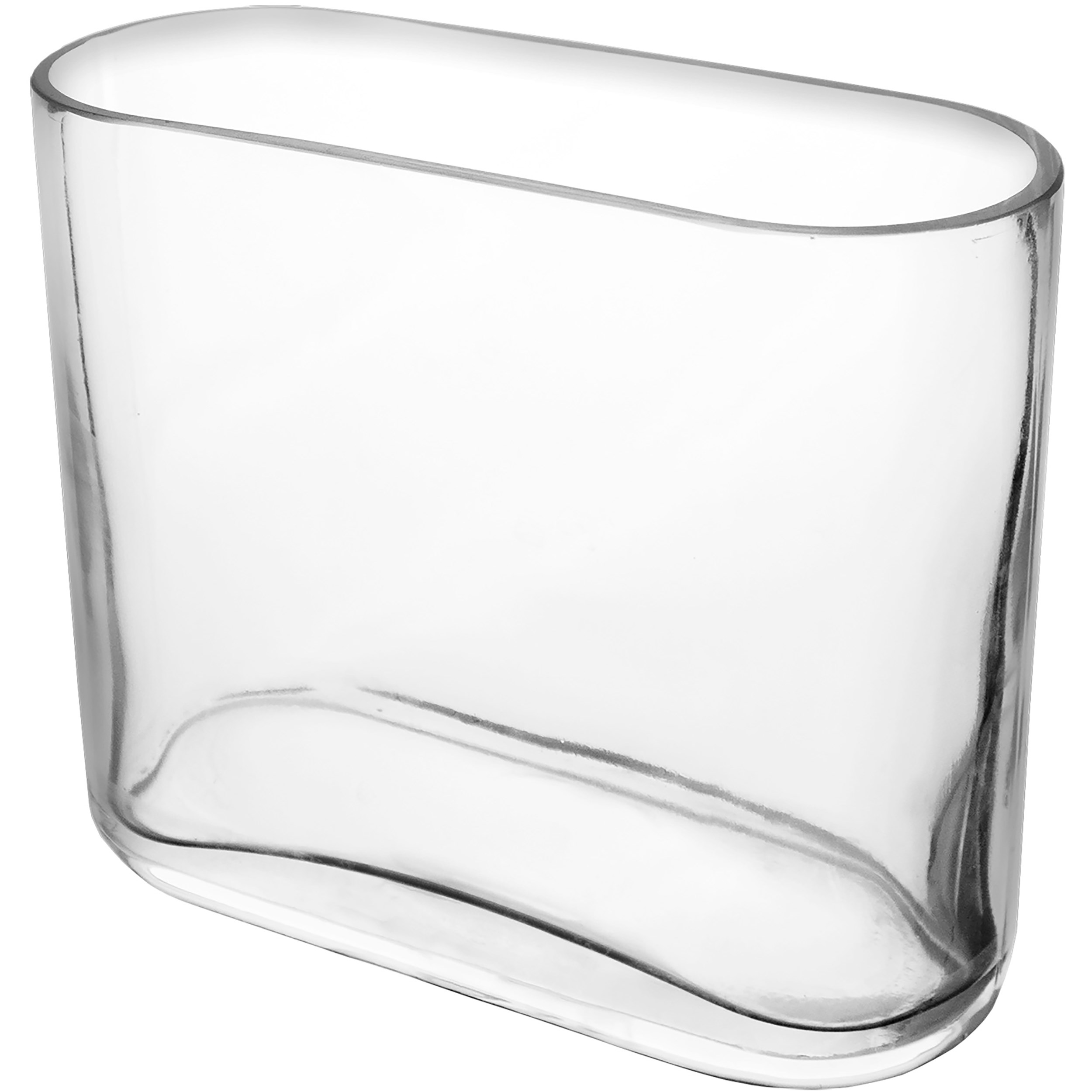 SSI 7 3/4" Olivia Vase Crystal — priced per each; minimum 6; multiples of 6