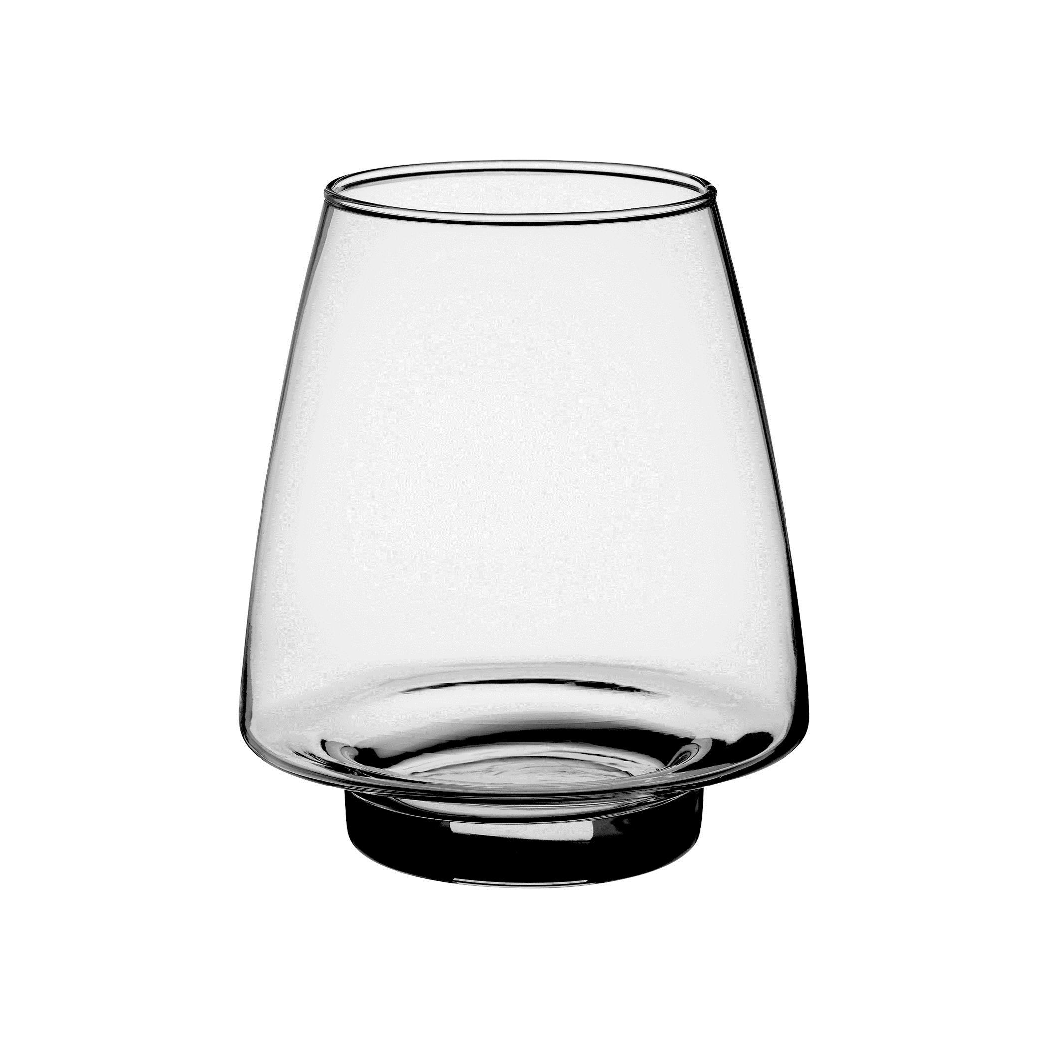 SSI 7 3/8" Pyramid Vase Crystal — priced per each; minimum 9; multiples of 9