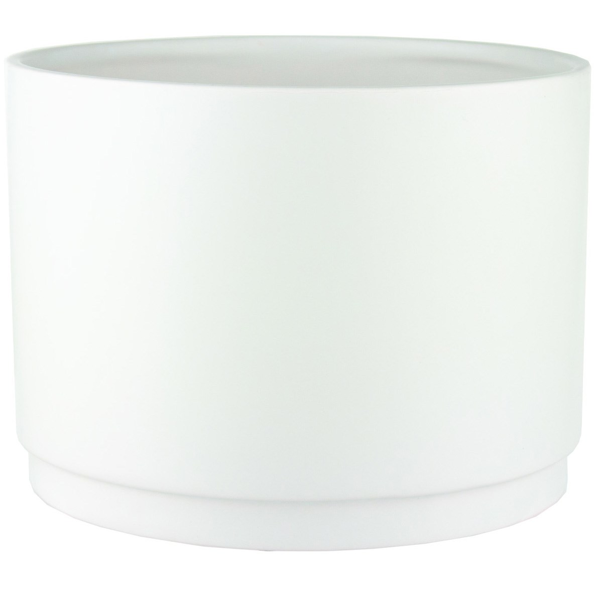 SSI 7.2"x5.6" Stepped Planter Matte White — priced per each; minimum 6; multiples of 6