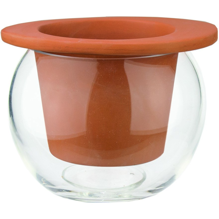 SSI 4.5" Self Watering Planter Terra — priced per each; minimum 12; multiples of 12
