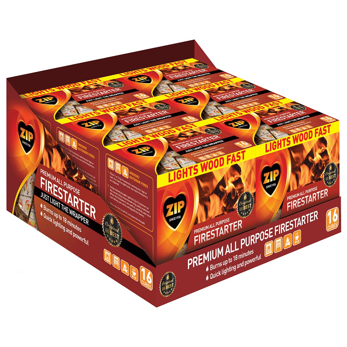 Zip Premium All Purpose Firestarters
