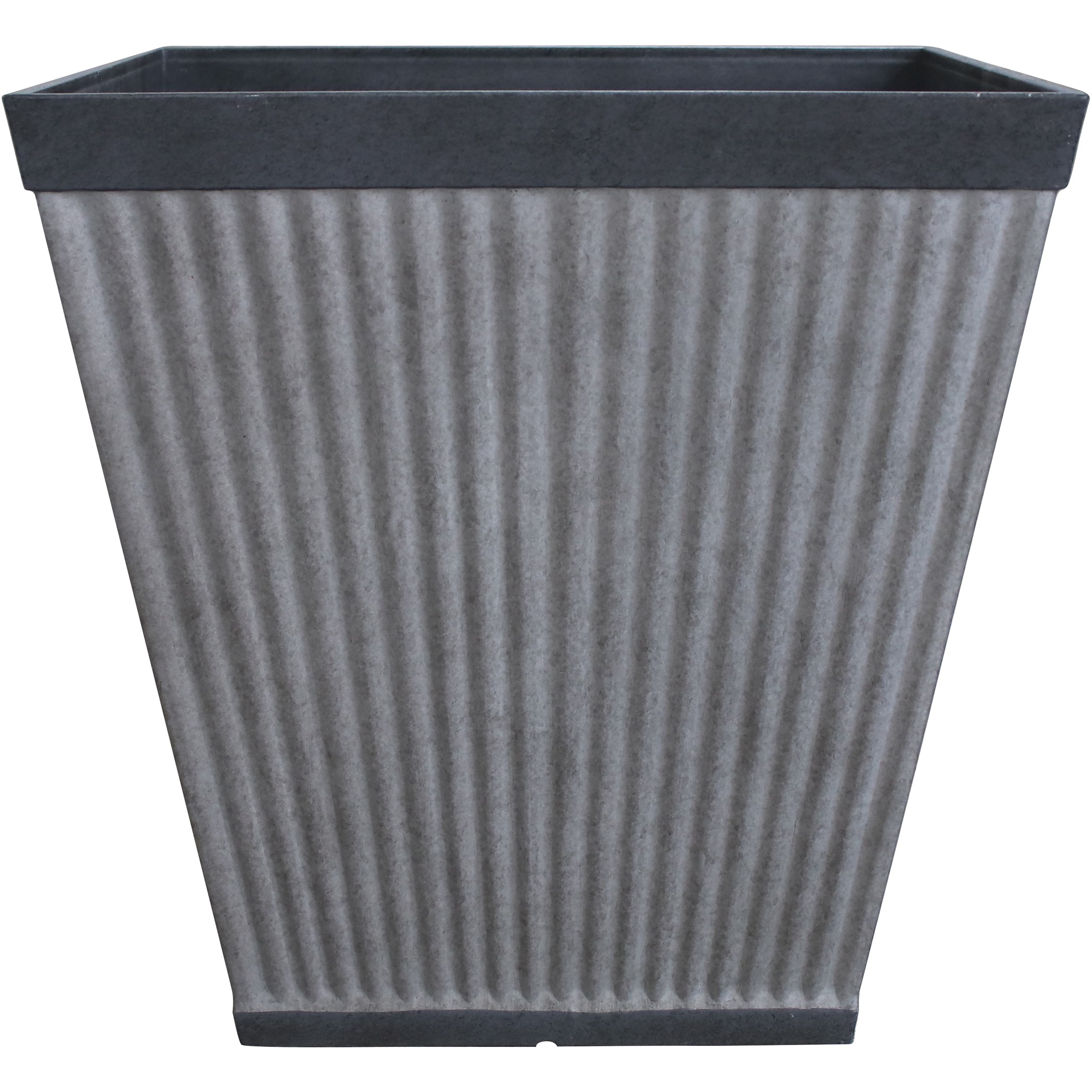 Southern Patio 16" Westlake Square Planter Rustic — priced per each; minimum 4; multiples of 4