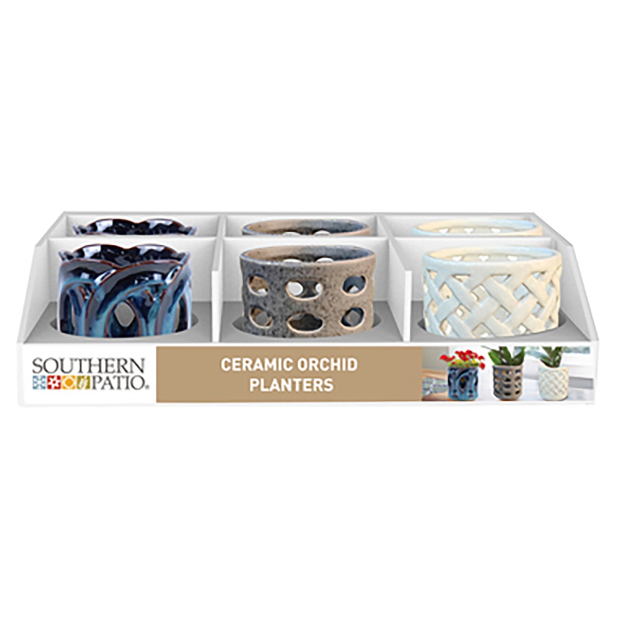Southern Patio Orchid Pot Tray Pack
