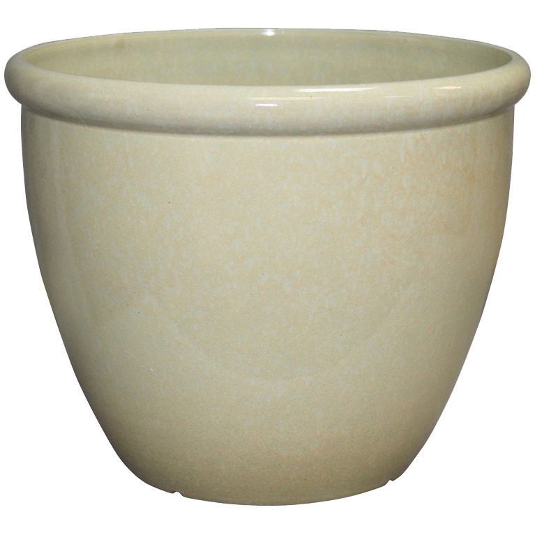 Grower Select 12in Honey Pot Dapple Cream,.81 Gallon — Single Unit