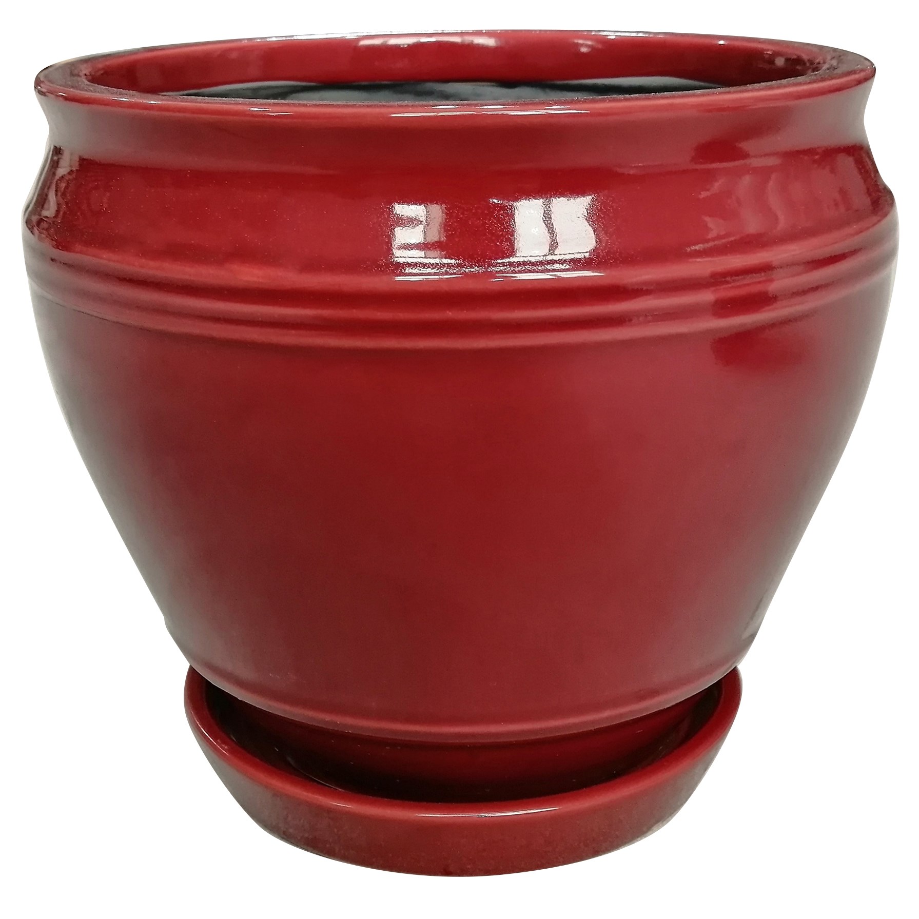 Southern Patio 6" Collins Planter Oxblood Finish — priced per each; minimum 4; multiples of 4