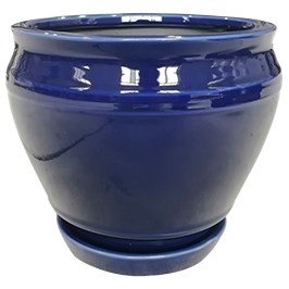 Southern Patio 6" Collins Planter Blue Finish