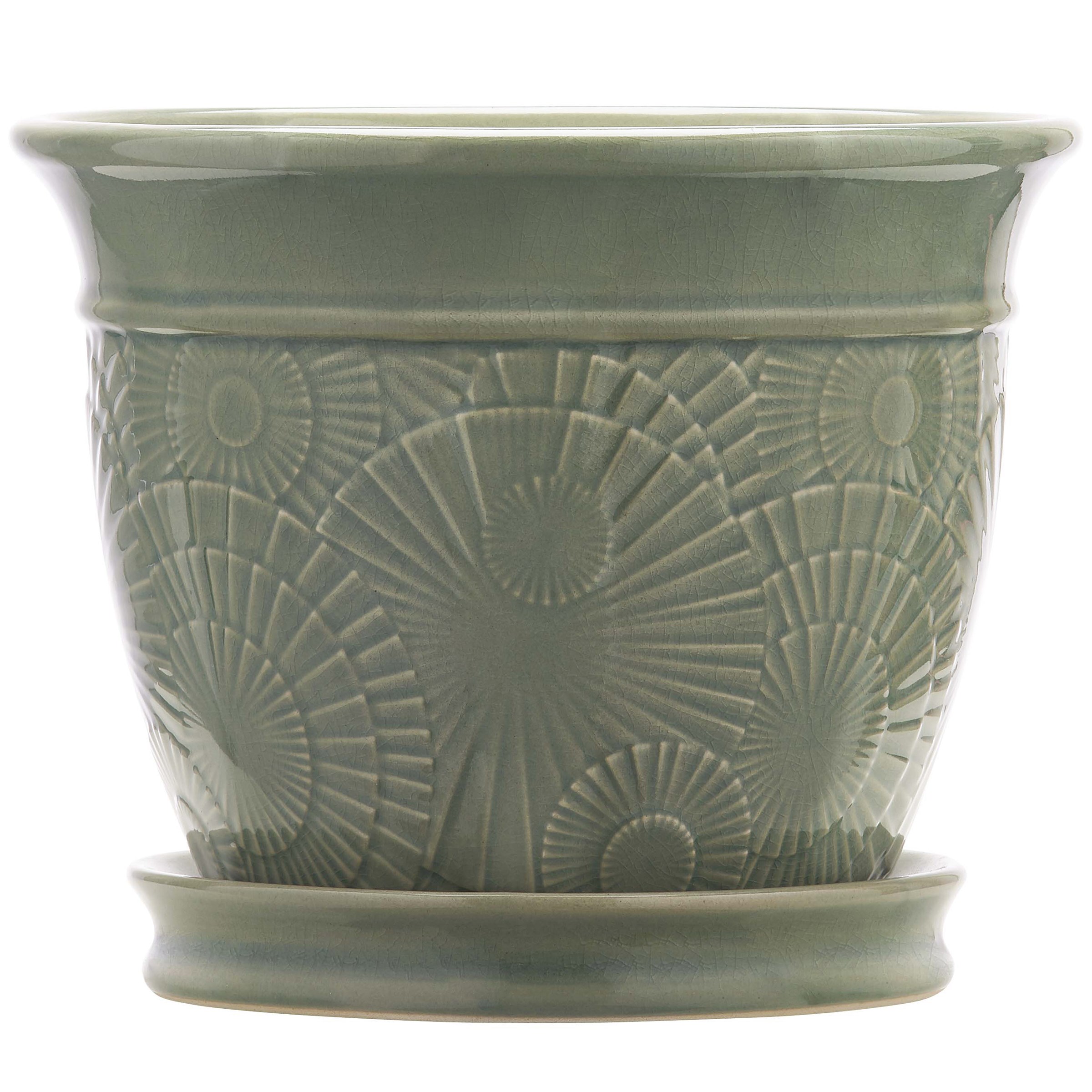 Southern Patio 6" Annandale Planter Celadon Finish — priced per each; minimum 4; multiples of 4