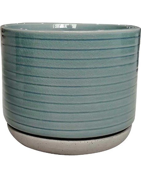 Southern Patio 6" Vado Planter Sea Blue Finish — priced per each; minimum 4; multiples of 4
