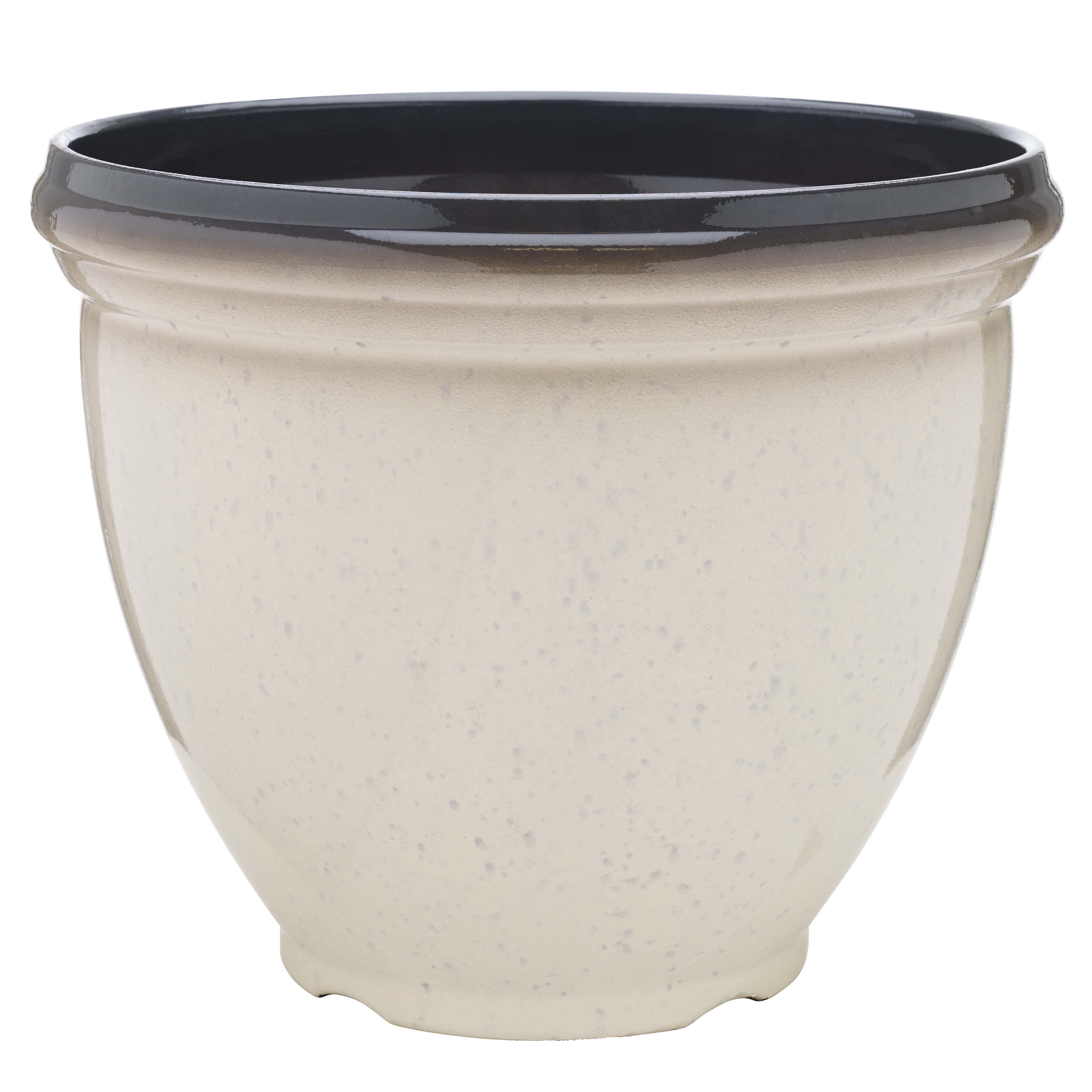 Southern Patio 12" Heritage Planter Ivory — priced per each; minimum 12; multiples of 12
