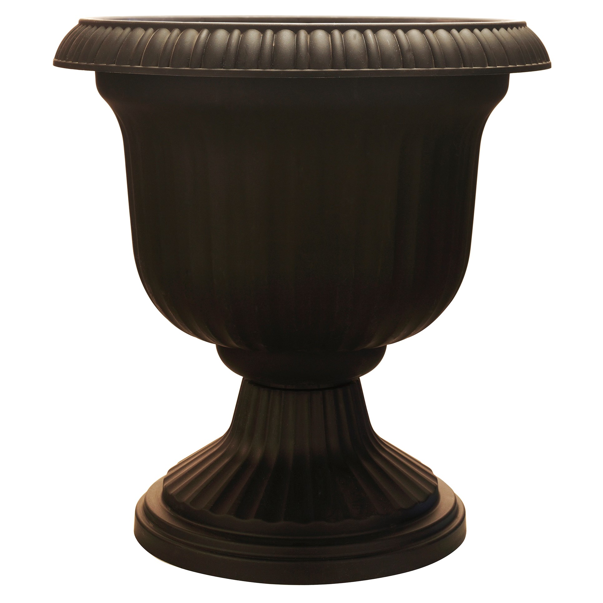 Southern Patio 14" Utopian Urn Black
