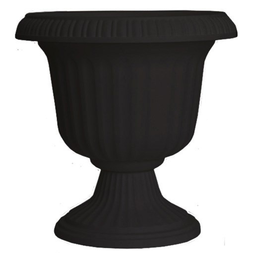 Southern Patio 19" Utopian Urn Black — priced per each; minimum 6; multiples of 6