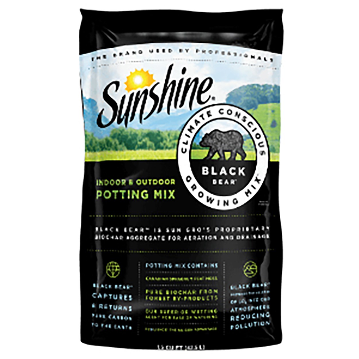 Sunshine 1.5cf Professional Growing Mix Black Bear Resilience