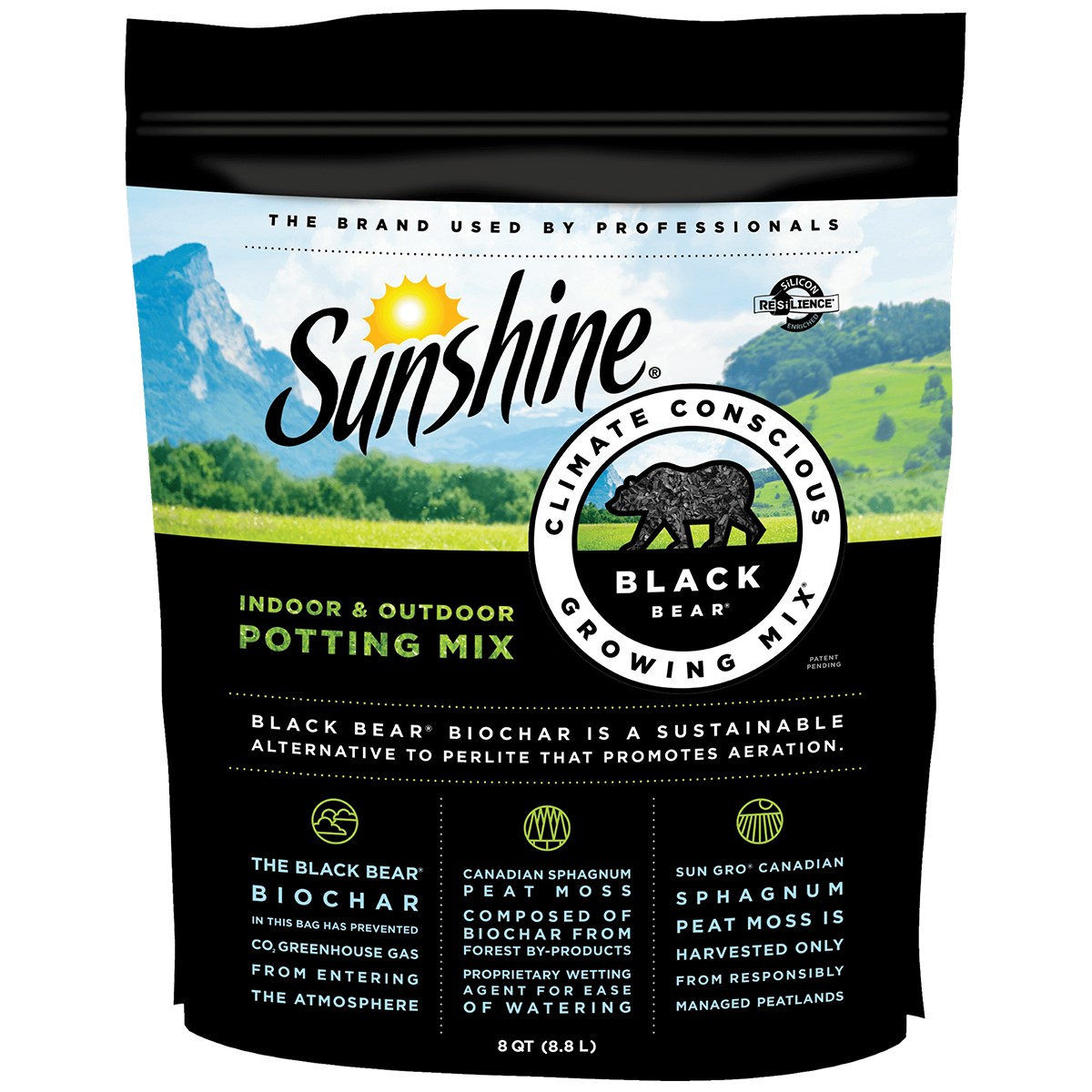 Sunshine 8QT PGM Black Bear Resilience — priced per each; minimum 8; multiples of 8