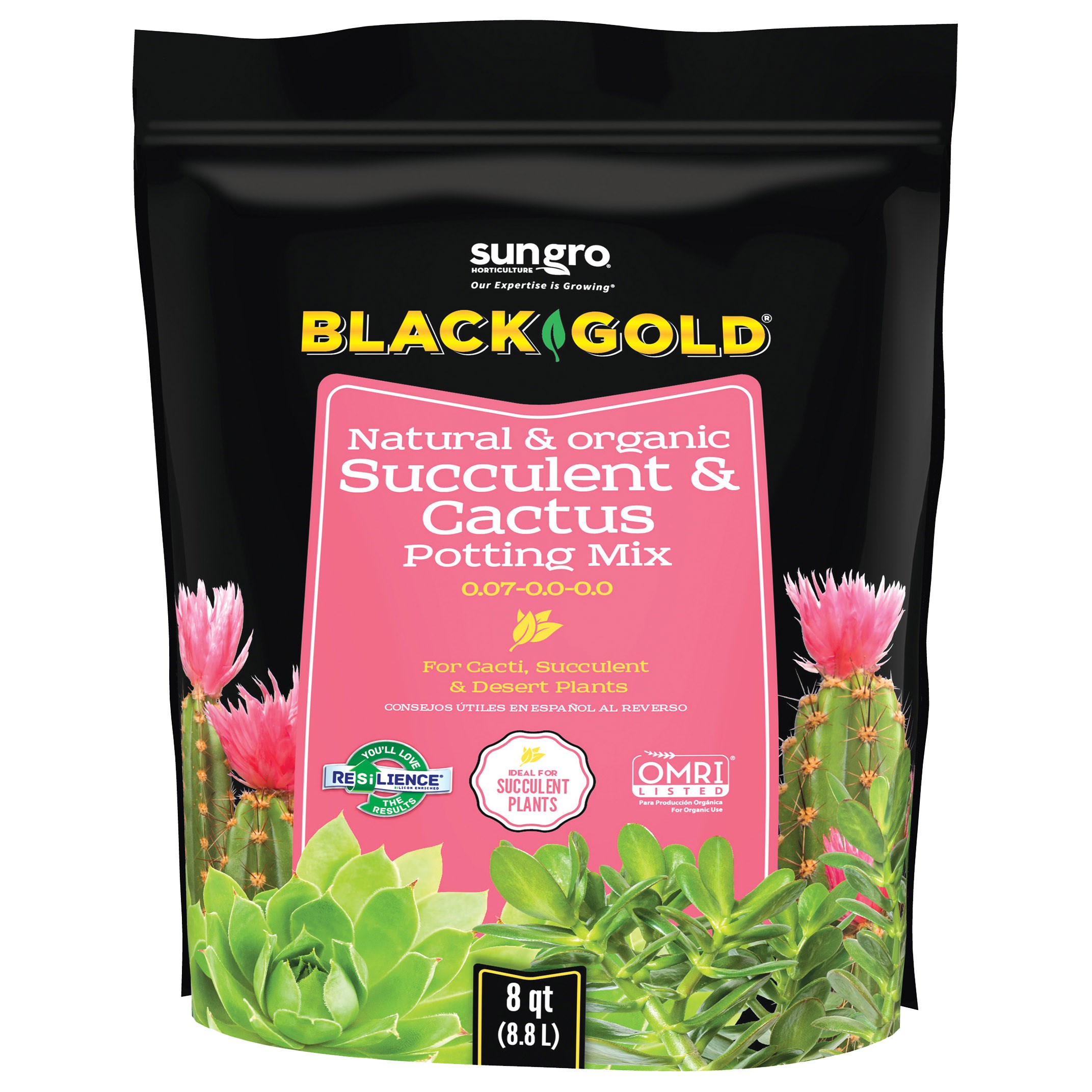 Black Gold Cactus Mix 8qt (240) — priced per each; minimum 4; multiples of 4