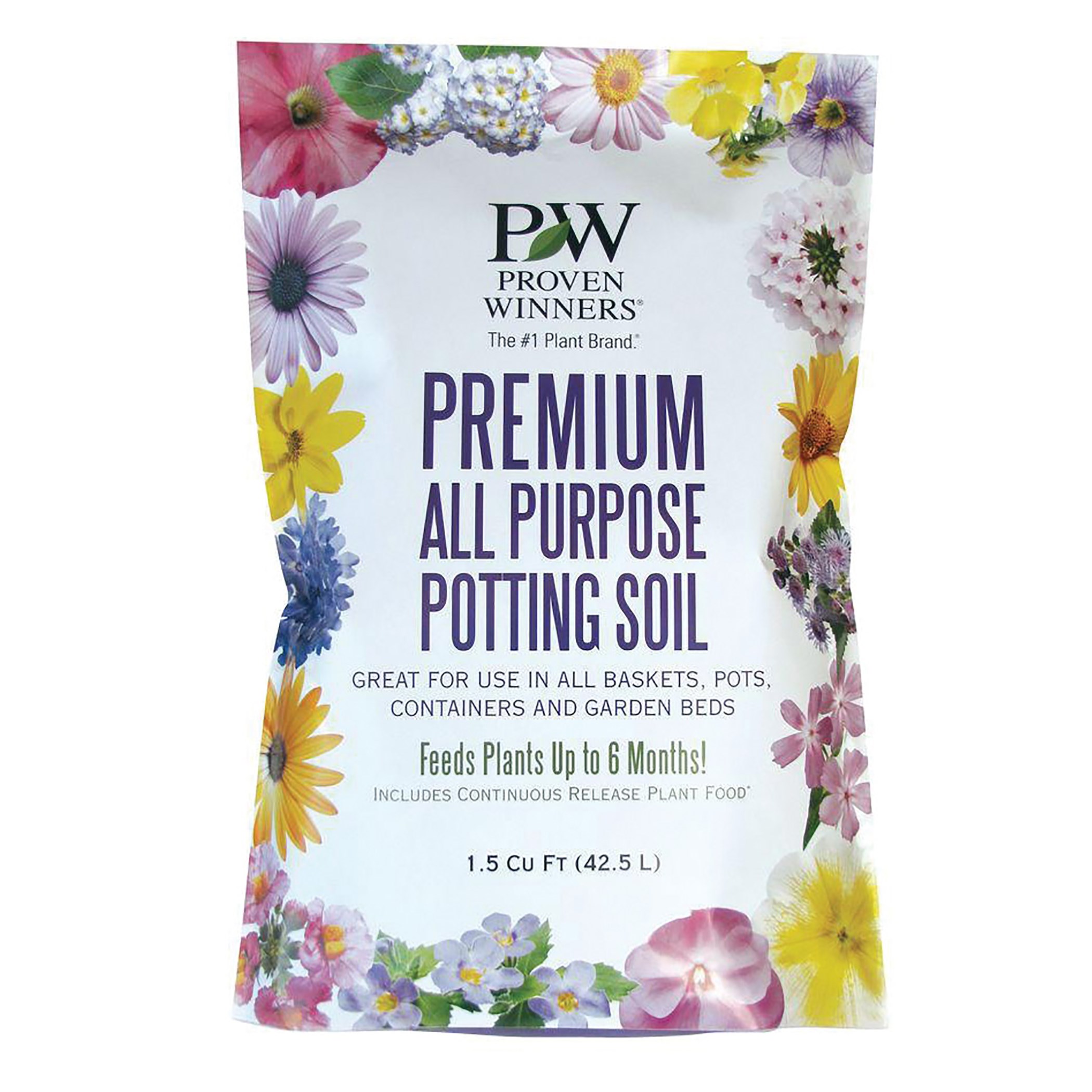 Proven Winners 1.5cf Premium All Purpose Potting Soil With CRF — Single Unit