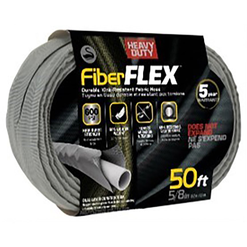 Swan 5/8"x50' Fiberflex Heavy Duty Hose — priced per each; minimum 8; multiples of 8
