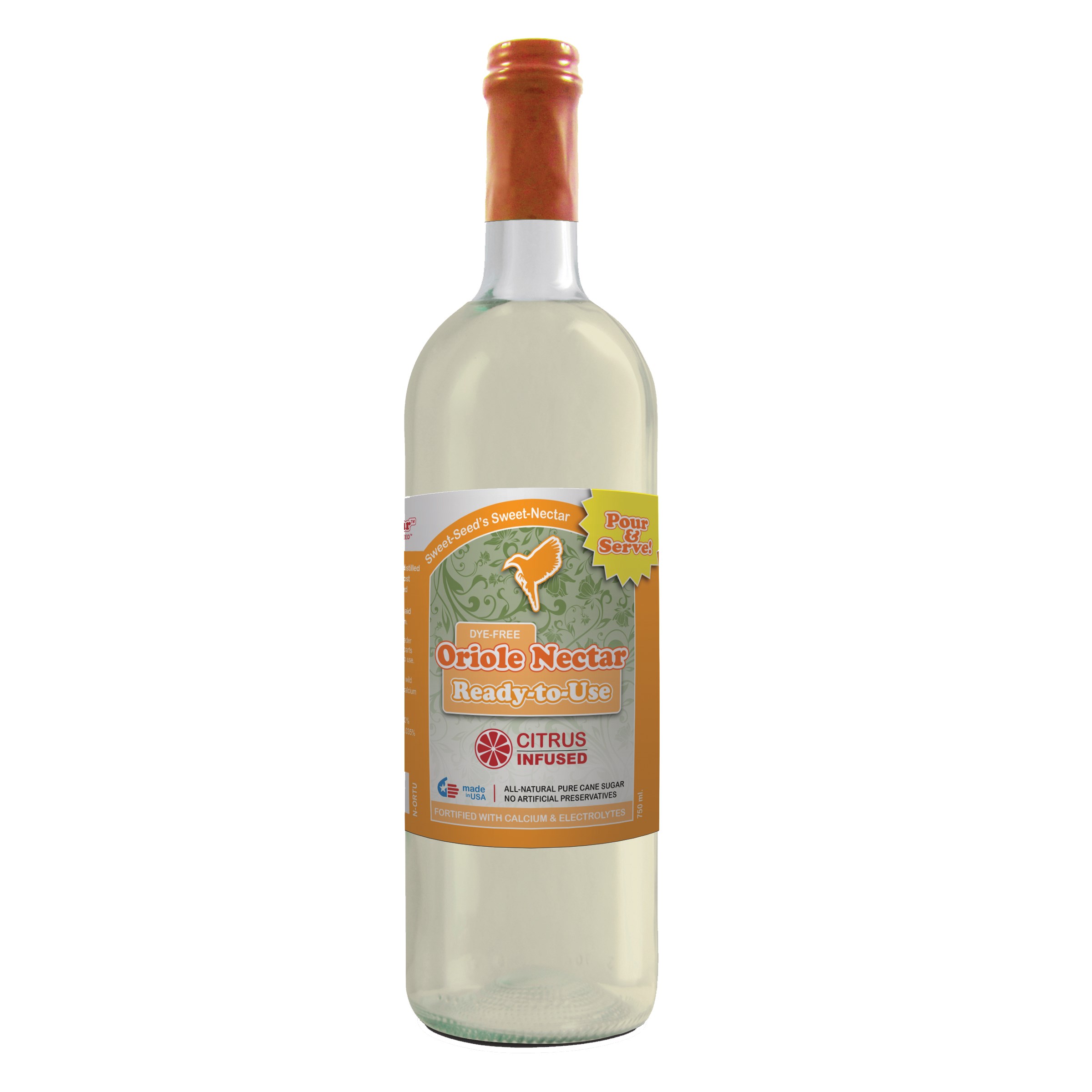 Sweet Seed 750ml Oriole Nectar Ready to Use — priced per each; minimum 12; multiples of 12