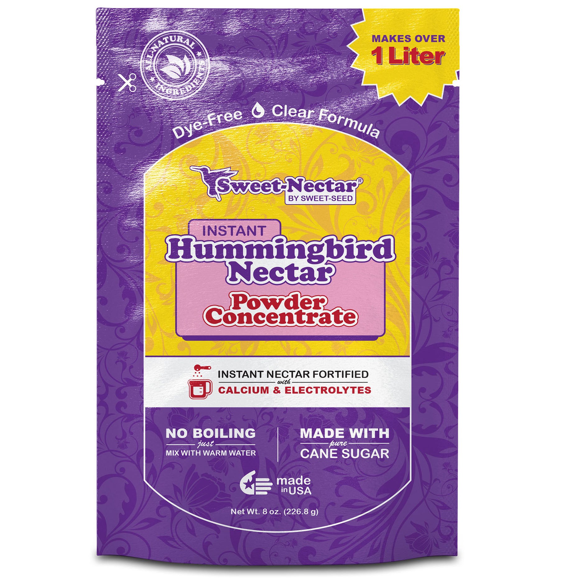 Sweet Seed 8oz Hummingbird Nectar Powder — priced per each; minimum 12; multiples of 12