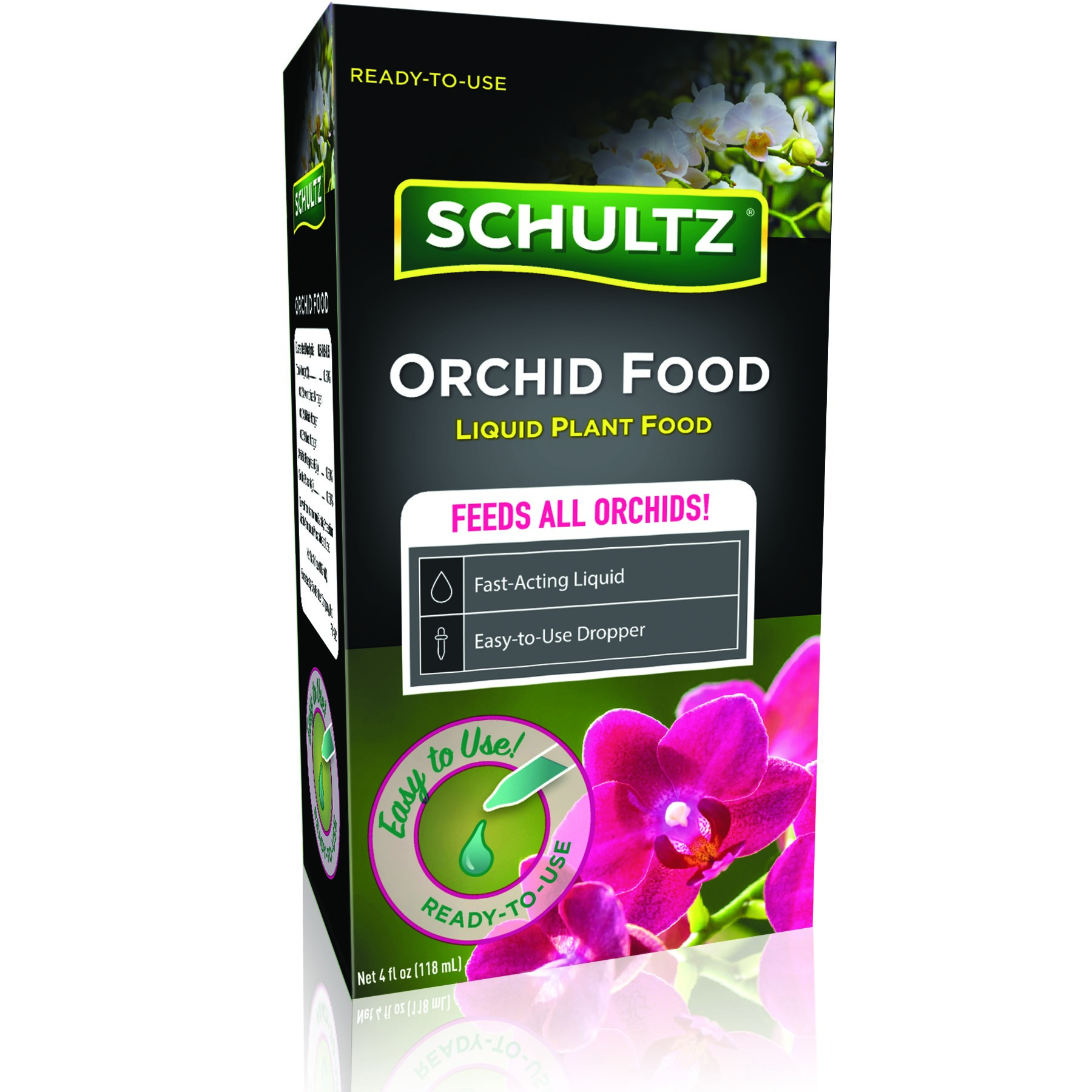 Schultz 4oz Water Soluble Orchid Food.5 -.5 -.5 — priced per each; minimum 12; multiples of 12