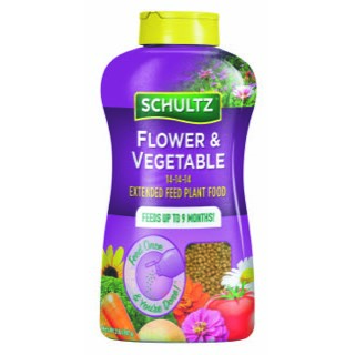 Schultz 2# Flower & Vegetable Plant Food Extend Feed 13-13-13 — priced per each; minimum 6; multiples of 6