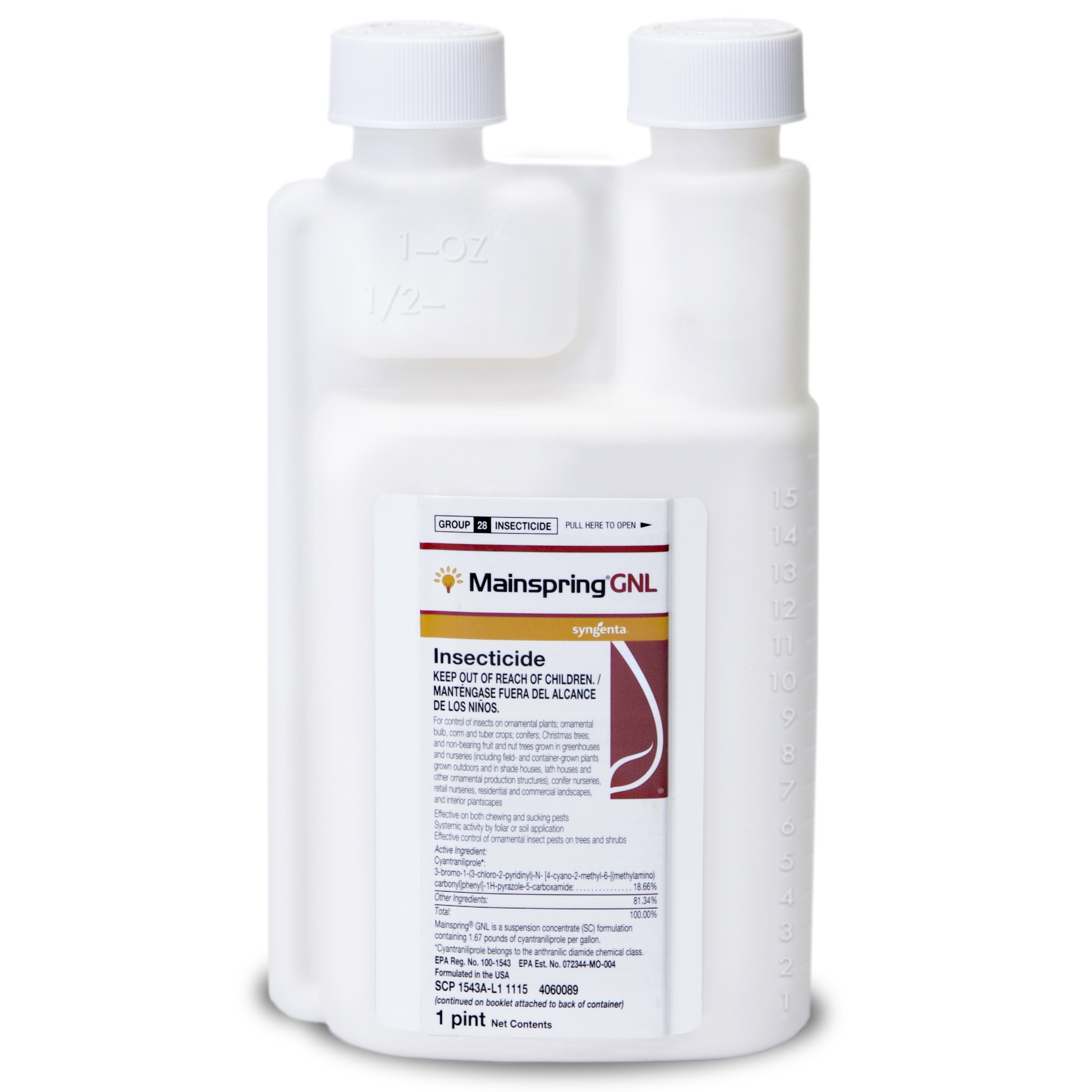 Syngenta Mainspring GNL 1 Pt AGENCY ( cyantraniliprole ) HAZARDOUS VIA AIR — Single Unit
