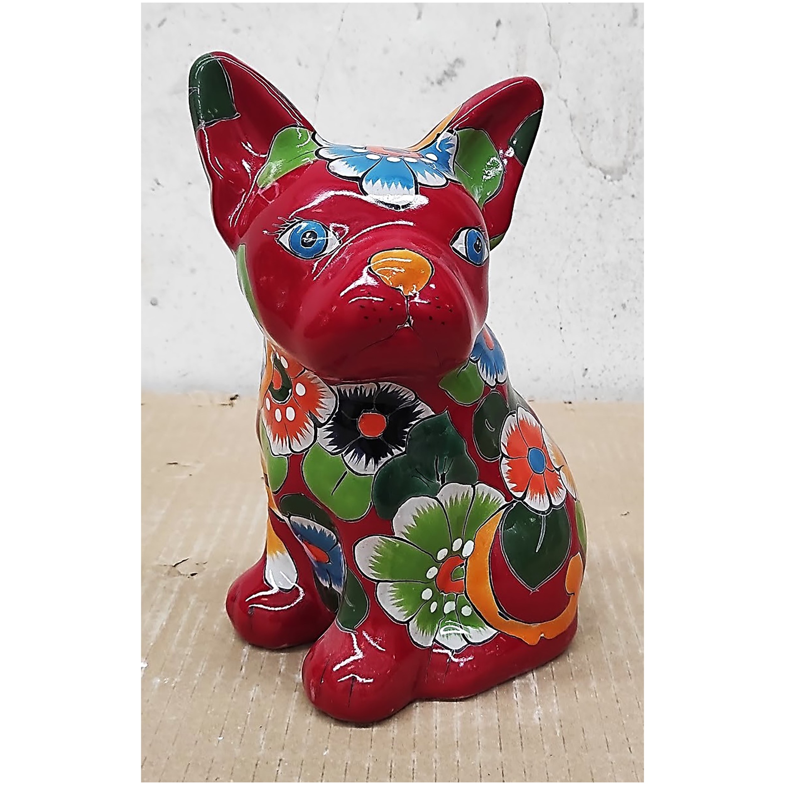 Talavera 9"H French Bulldog