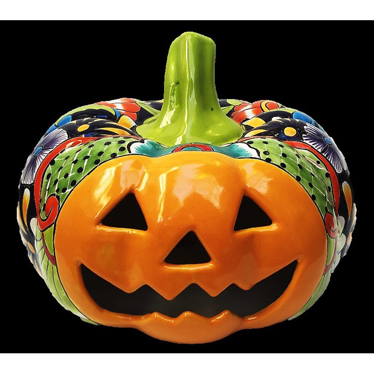 Talavera 5"H x 12"W Pumpkin