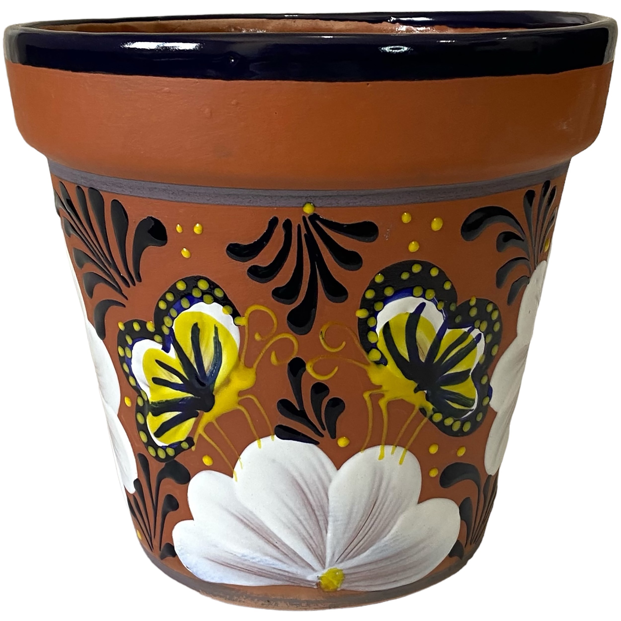 Talavera 7" Bella Especial Flower Pot Barro