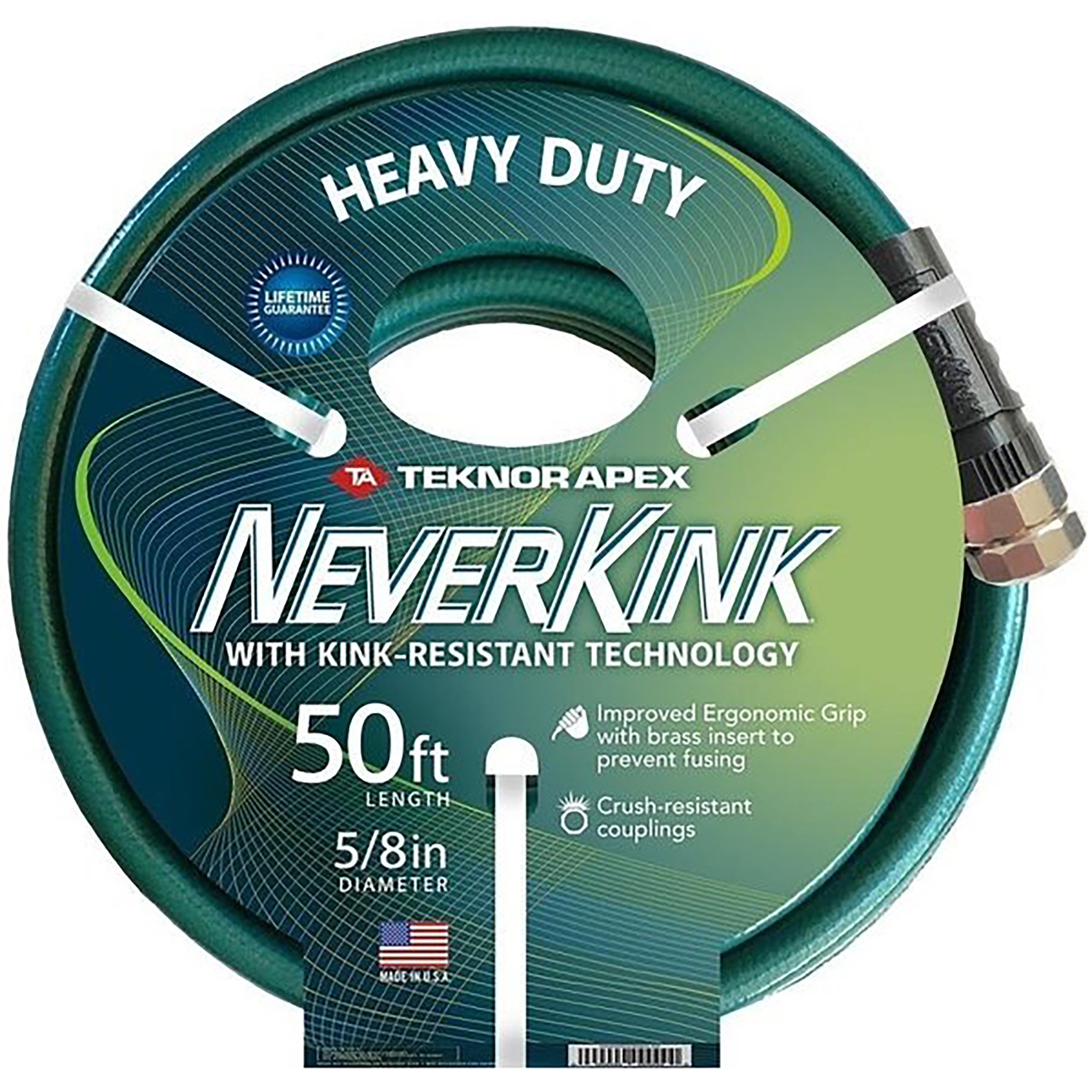 Teknor 5/8"x50' Hose Neverkink Heavy Duty — priced per each; minimum 5; multiples of 5