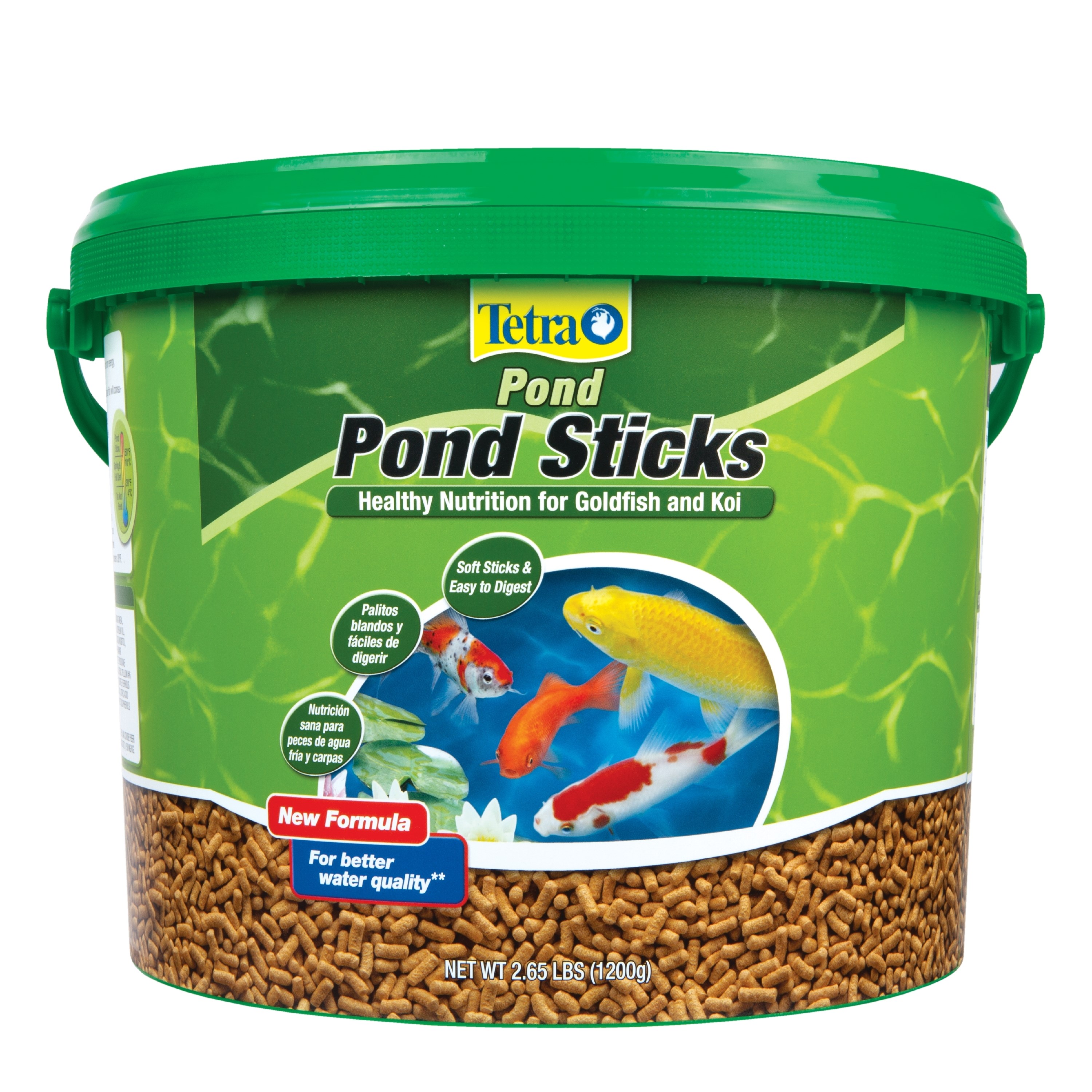 Tetra 2.65# 10L Pond Sticks Floating Fish Food — priced per each; minimum 4; multiples of 4