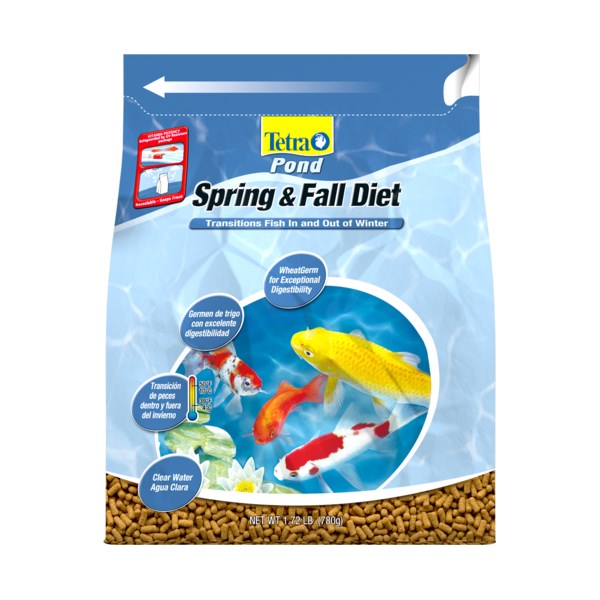 Tetra 1.72# Spring & Fall Diet Wheatgerm Fish Food — priced per each; minimum 6; multiples of 6