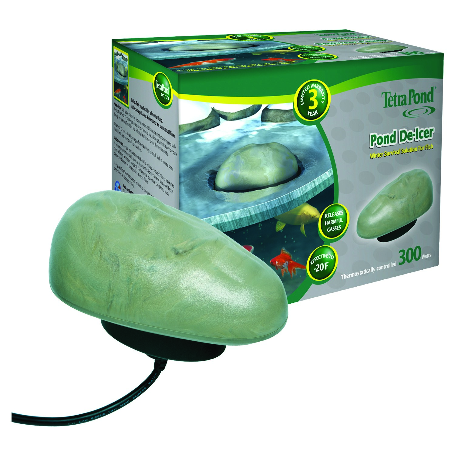 Tetra Pond DeIcer 300Watt Simulated Rock Heater