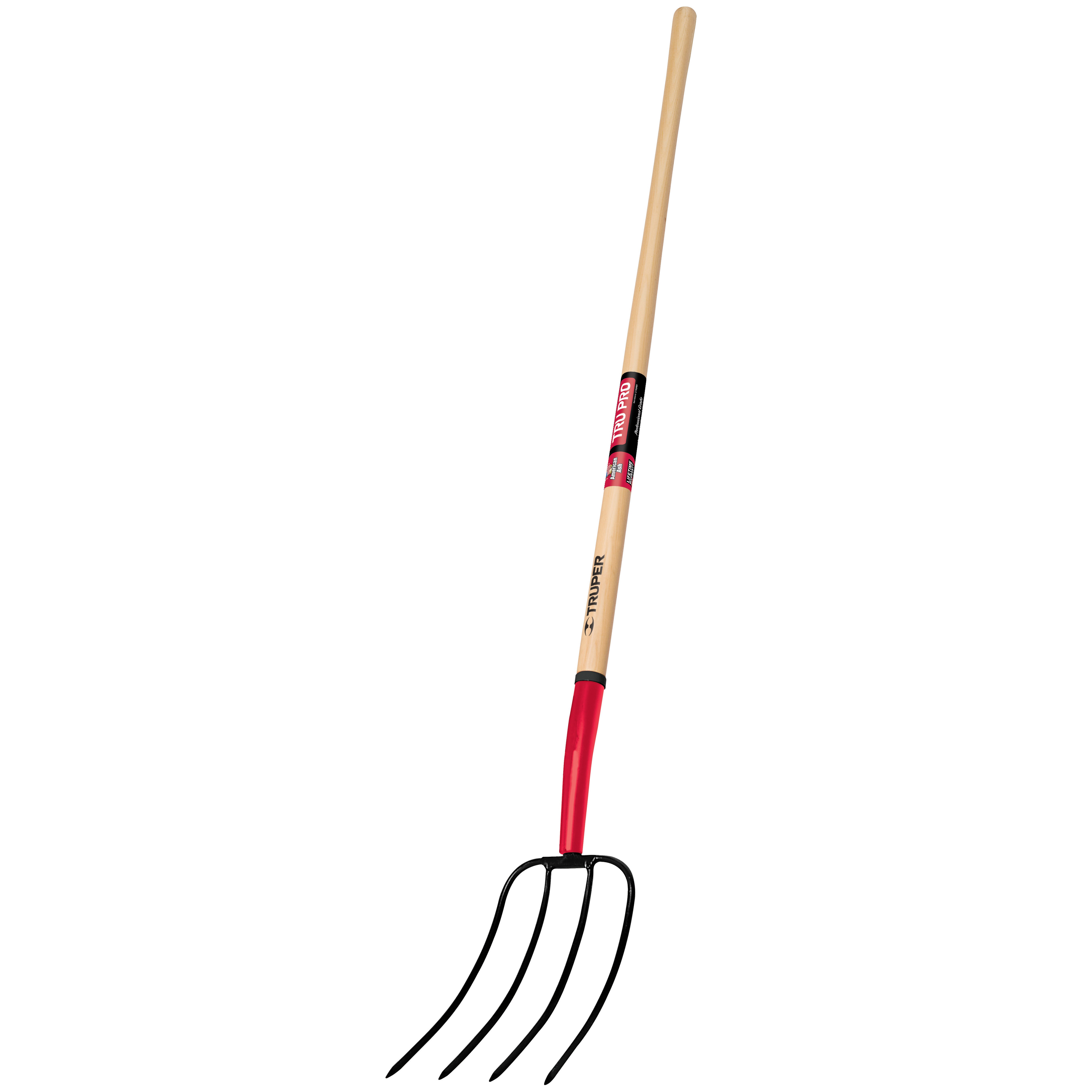 Truper 4 Tine Manure Fork Ash Handle — priced per each; minimum 6; multiples of 6