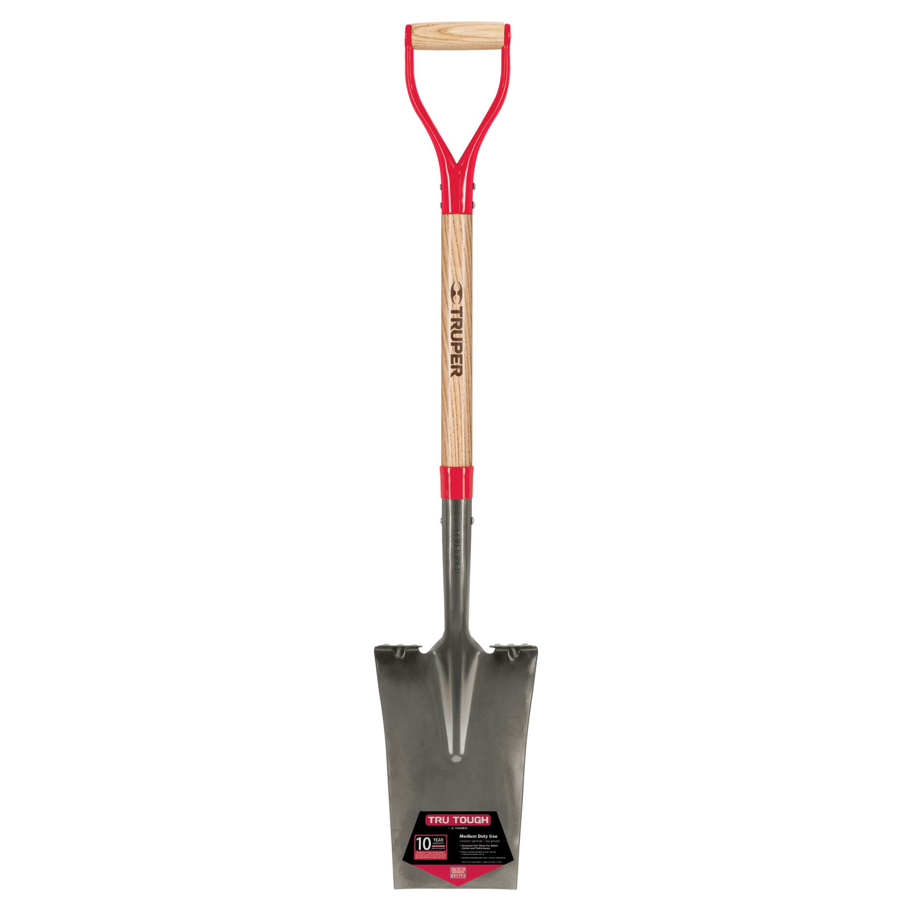 Truper Trutough Garden Spade D Handle — priced per each; minimum 6; multiples of 6