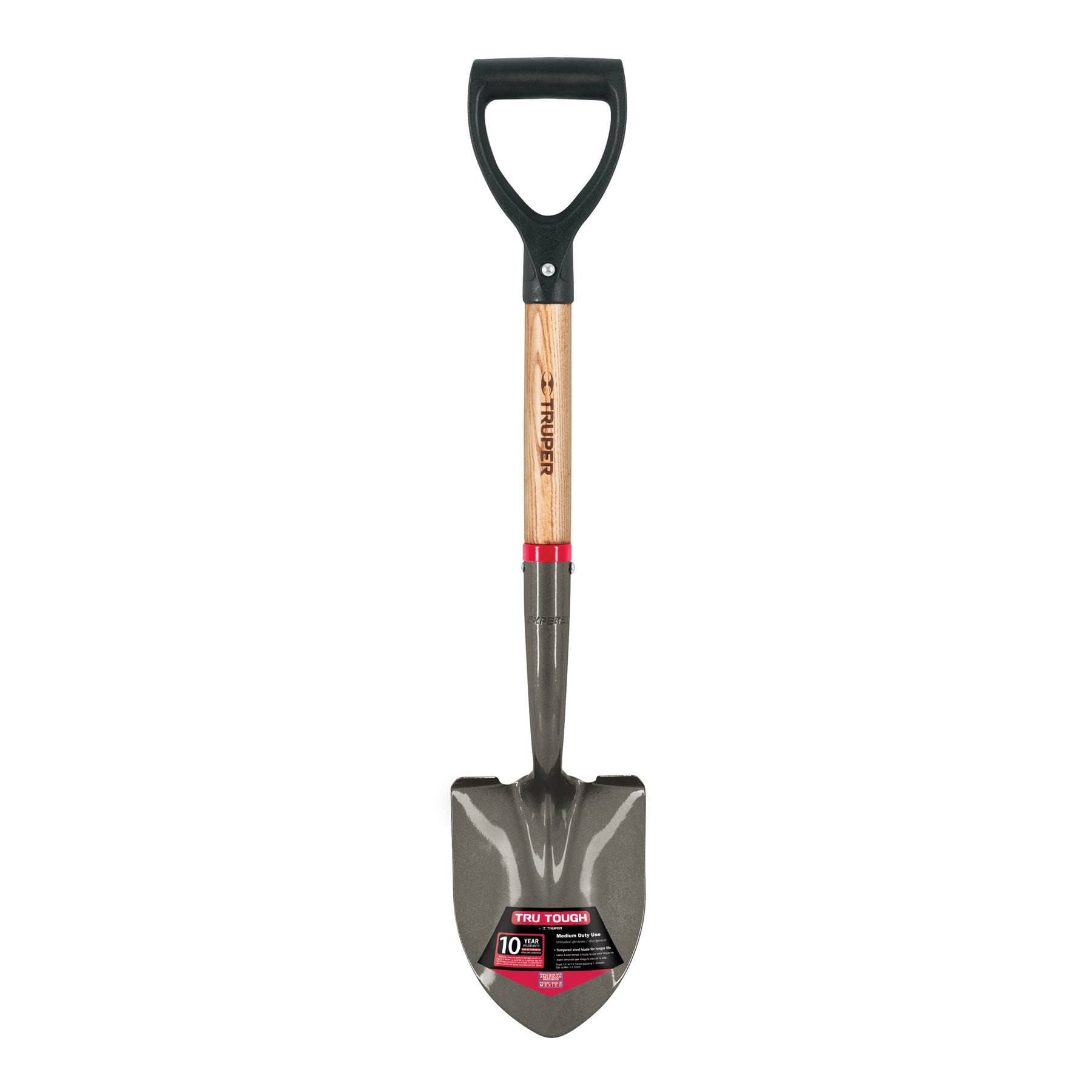 Truper Trunk Buddy Round Point D Handle Shovel — priced per each; minimum 6; multiples of 6