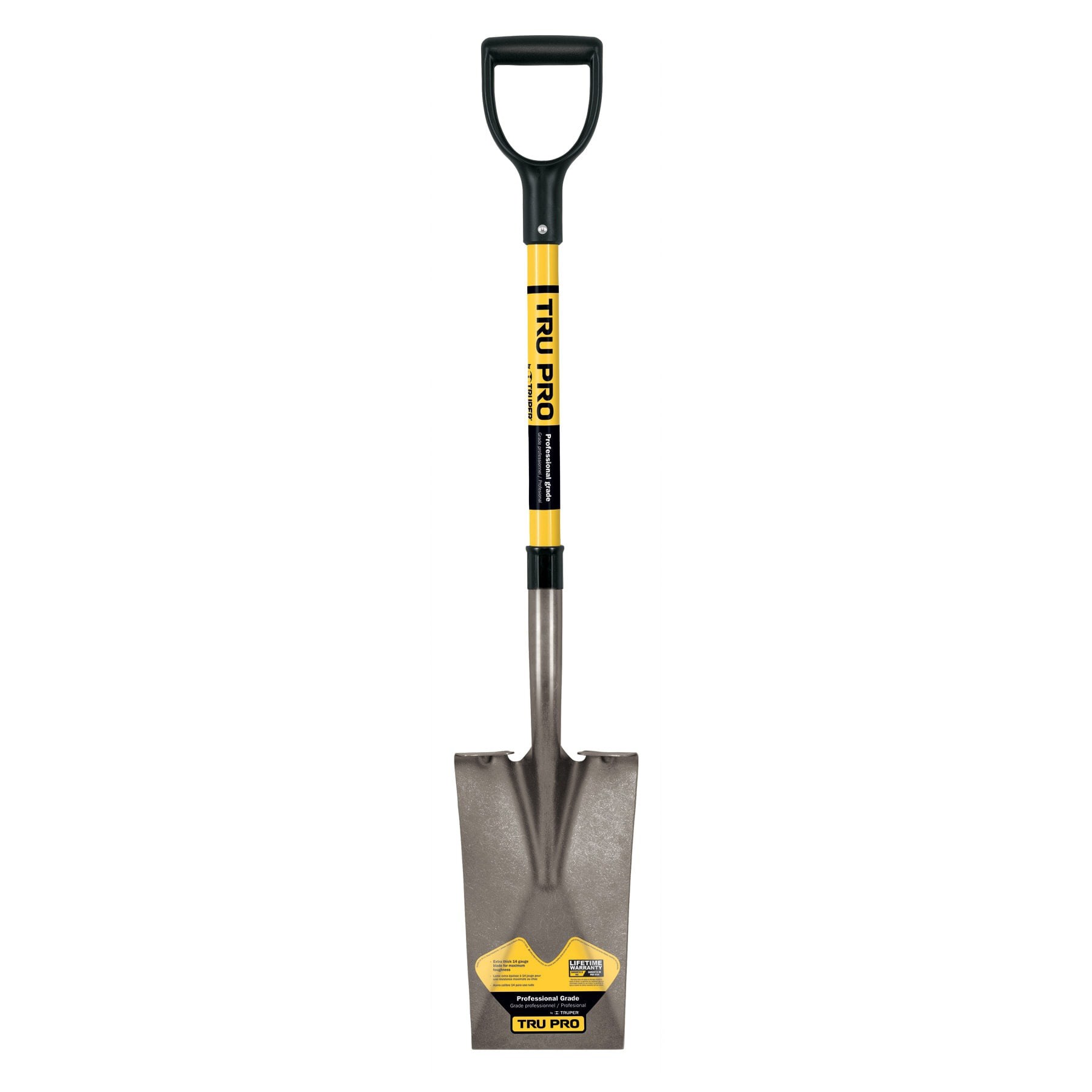 Truper TruPro Fiberglass Spade D Handle — priced per each; minimum 6; multiples of 6
