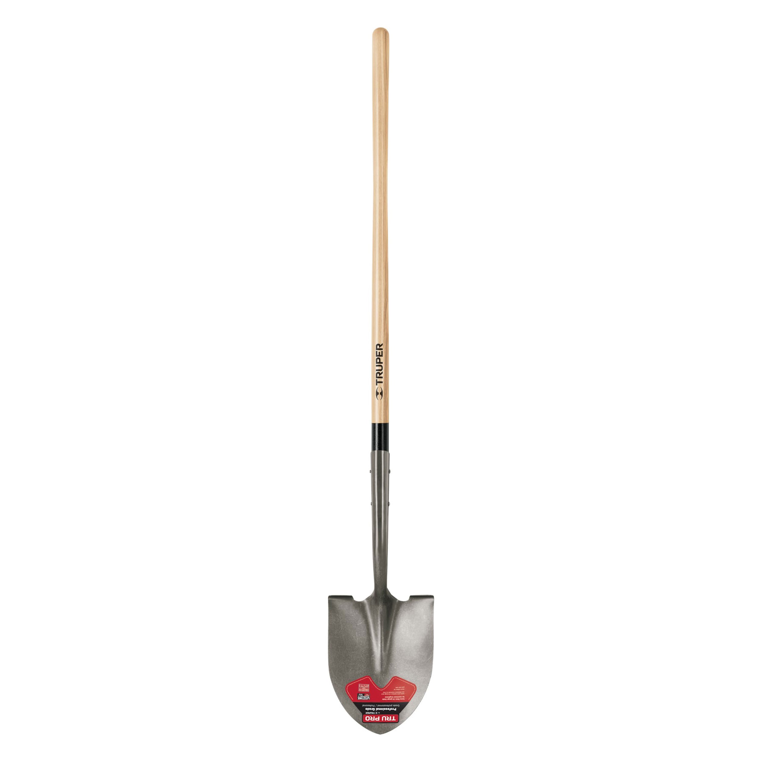 Truper Trupro Round Point Shovel Long Handle — priced per each; minimum 6; multiples of 6